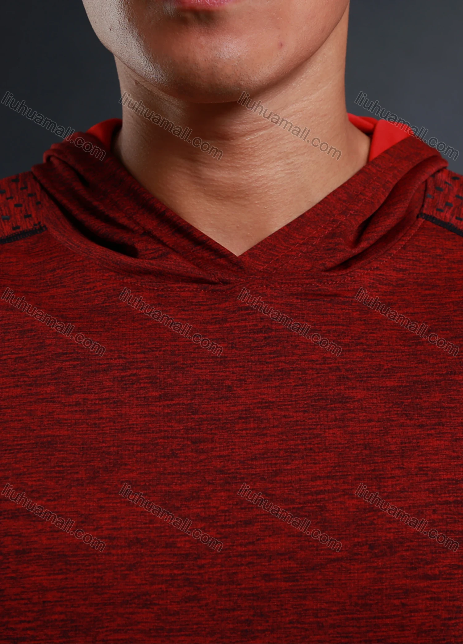 Wholesale Men's Athletic Workout Long Sleeve Fitness Hoodie L1084# - Liuhuamall