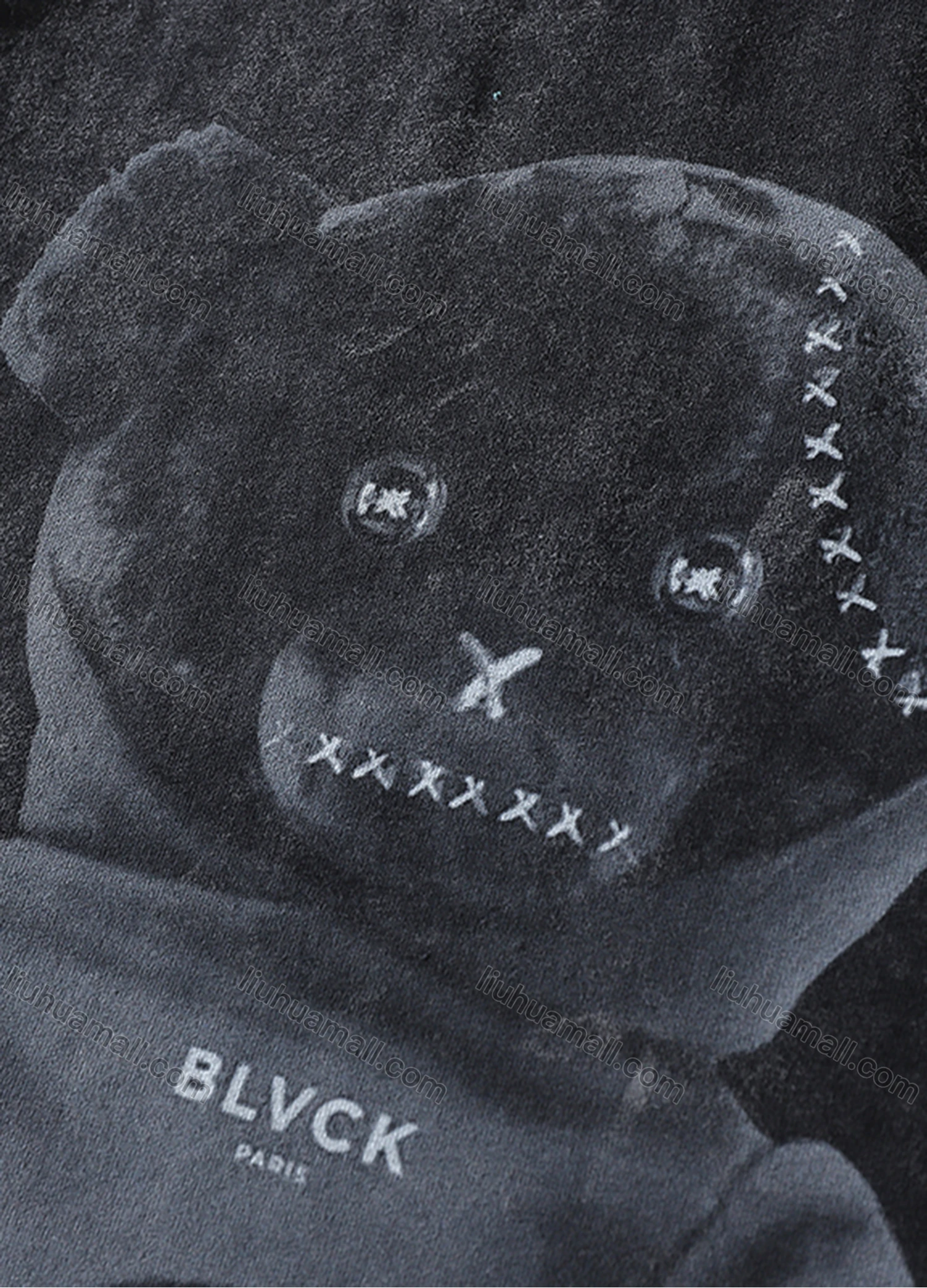 Wholesale Men's Fashion Hip Hop Oversized Crew Neck Short Sleeve Wash Distressed Graphic T-shirt 817# - Liuhuamall