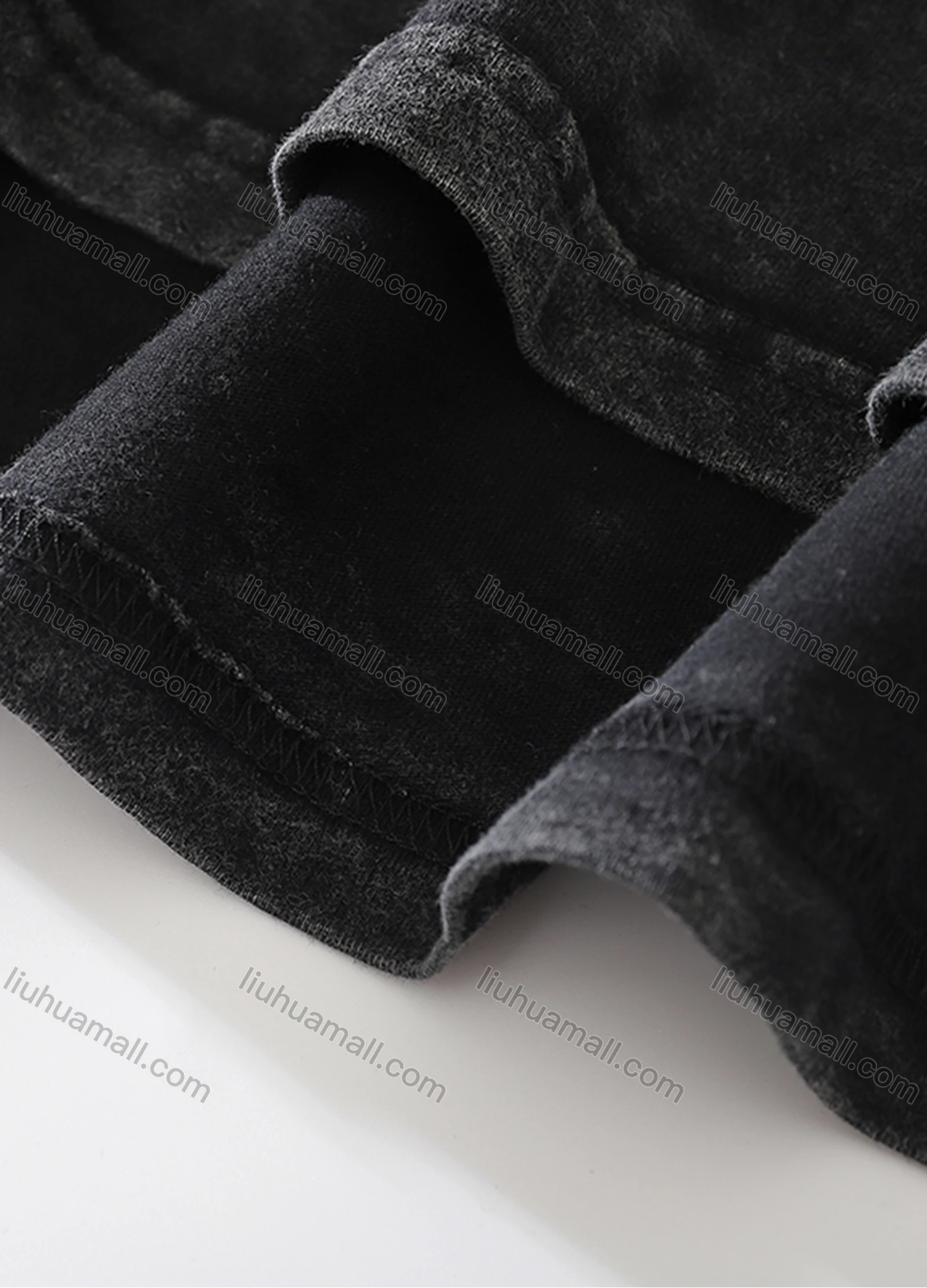 Wholesale Men's Fashion Hip Hop Oversized Crew Neck Short Sleeve Wash Distressed Graphic T-shirt 819# - Liuhuamall