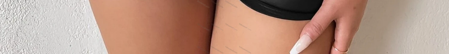 Wholesale Women's Fashion Colorblock Letter Print Chain Closure Crop Top - Liuhuamall