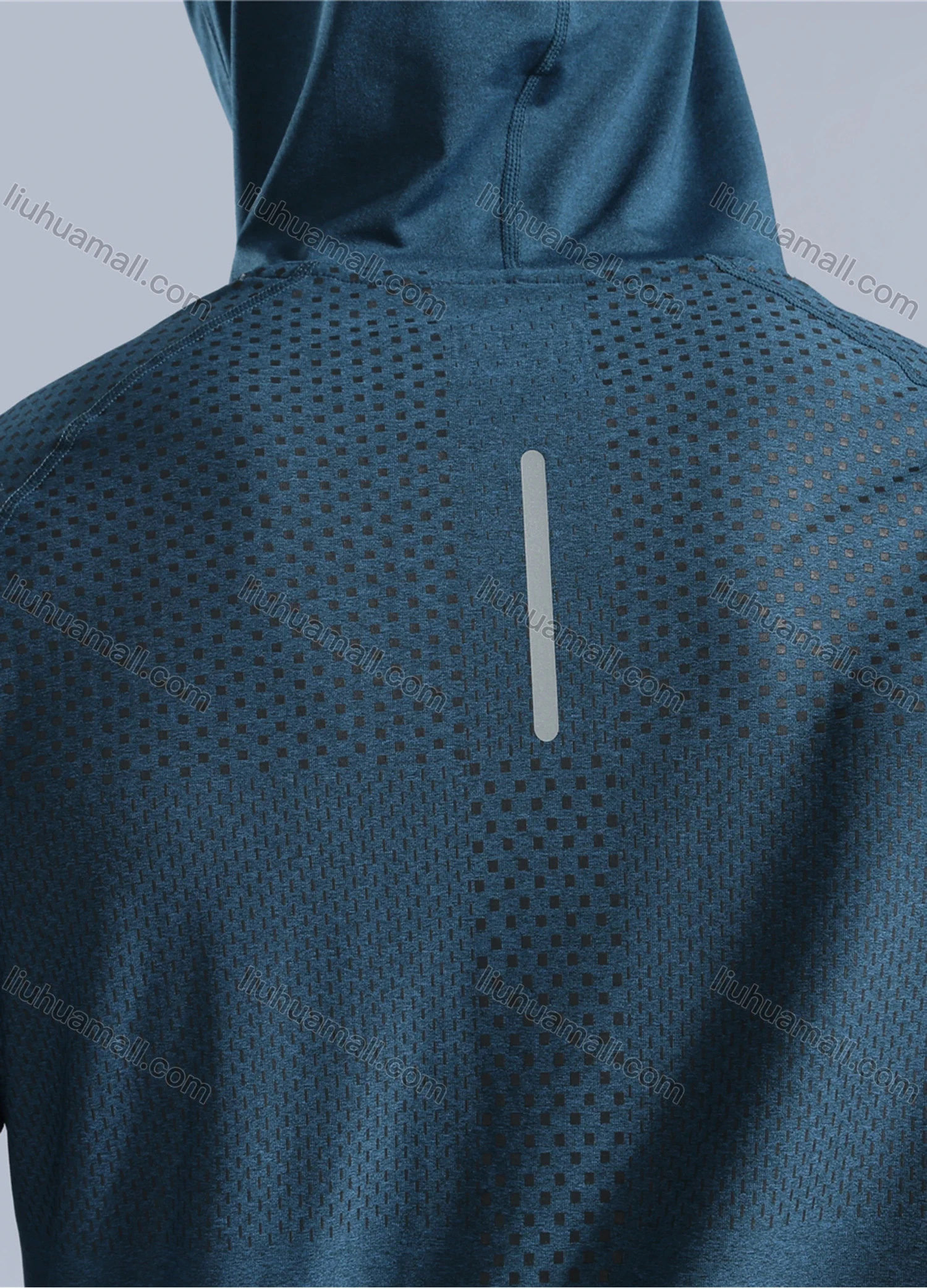 Wholesale Men's Athletic Workout Breathable Drawstring Long Sleeve Hoodie 10857# - Liuhuamall