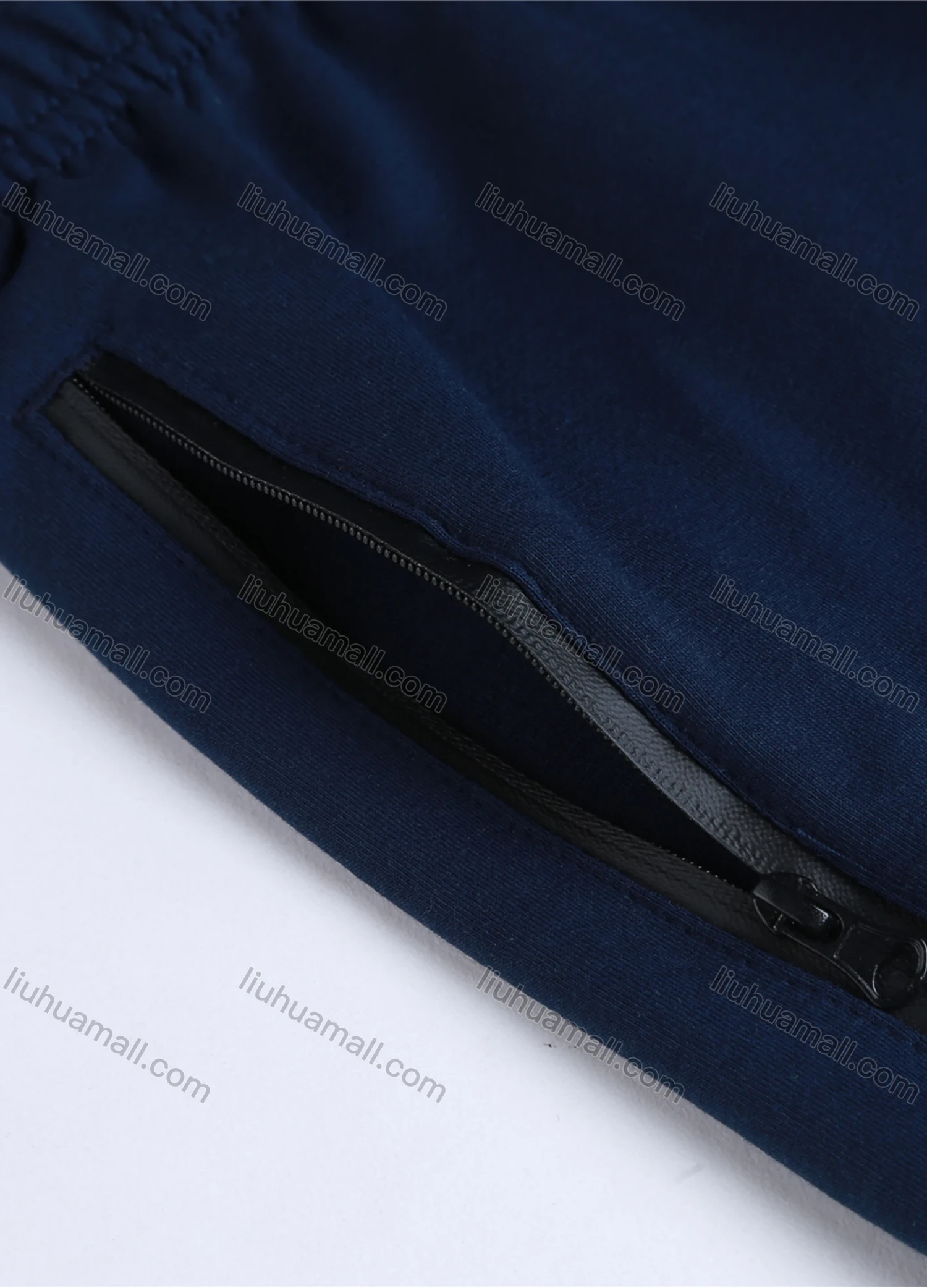 Wholesale Men's Athletic Workout Elastic Waist Zipper Pockets Ankle Length Gym Running Joggers 1005# - Liuhuamall