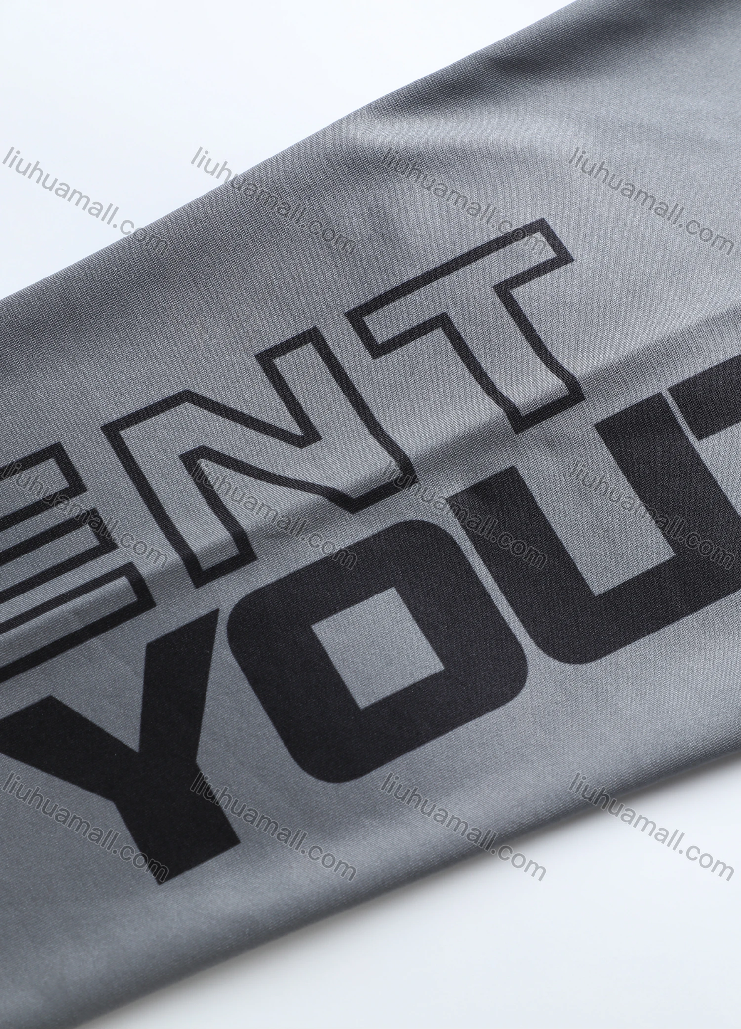 Wholesale Men's Athletic Workout Elastic Waist Colorblock Letter Print Ankle Length Gym Running Leggings N207# - Liuhuamall