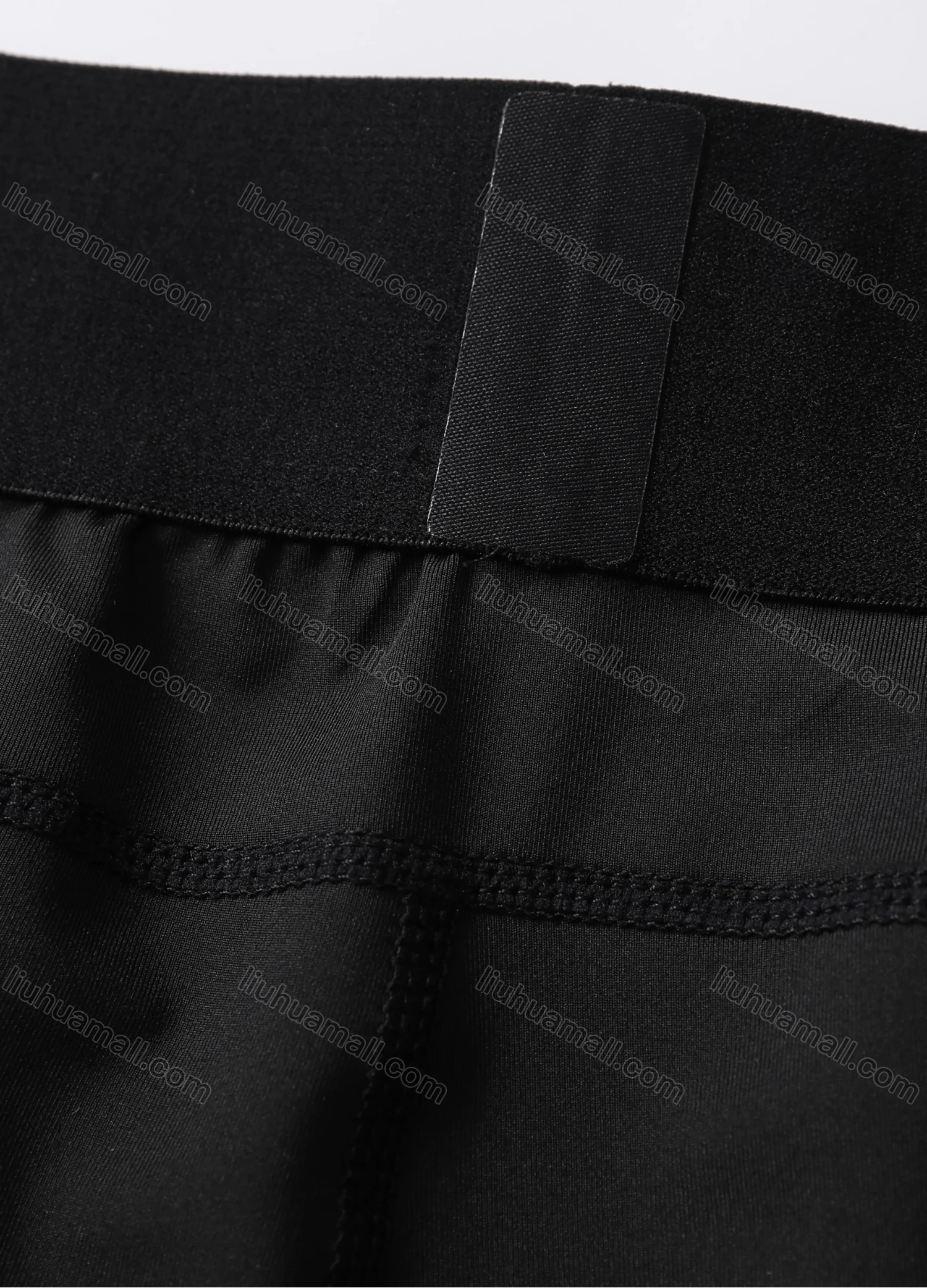 Wholesale Men's Athletic Workout Elastic Waist Colorblock Splicing Cropped Gym Running Leggings N2012# - Liuhuamall