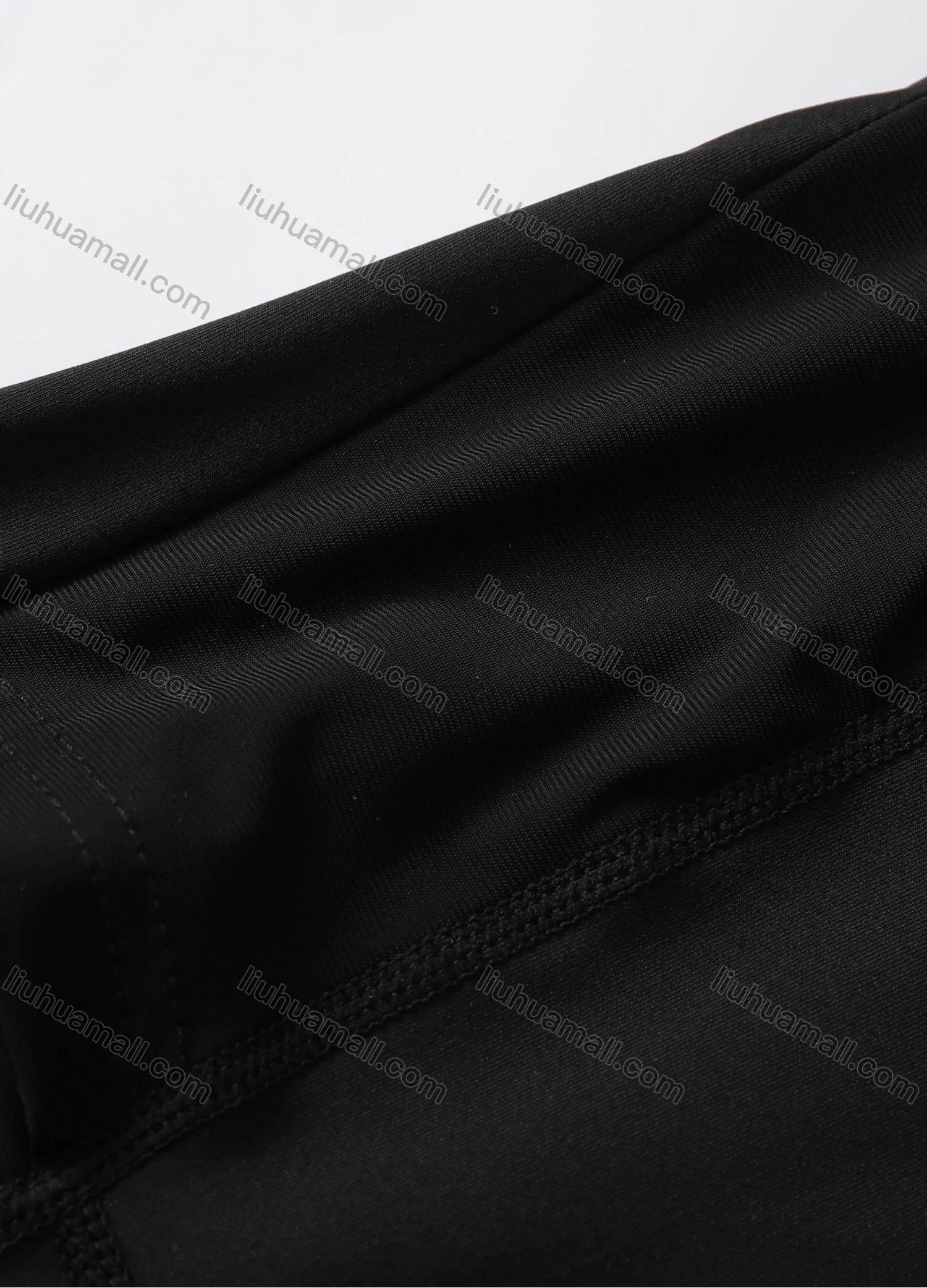 Wholesale Men's Athletic Workout Elastic Waist Colorblock Splicing Cropped Gym Running Leggings N2012# - Liuhuamall