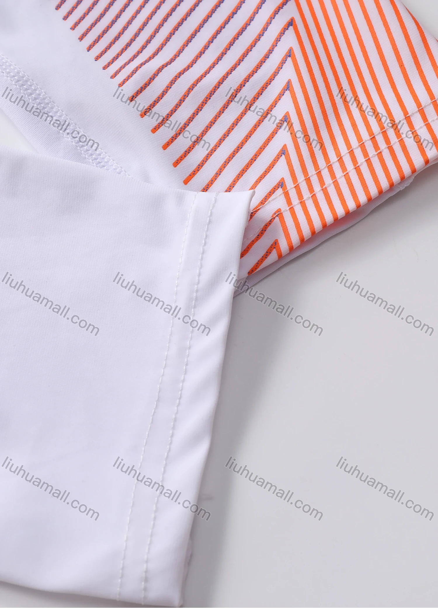 Wholesale Men's Athletic Workout Elastic Waist Colorblock Splicing Cropped Gym Running Leggings N2012# - Liuhuamall