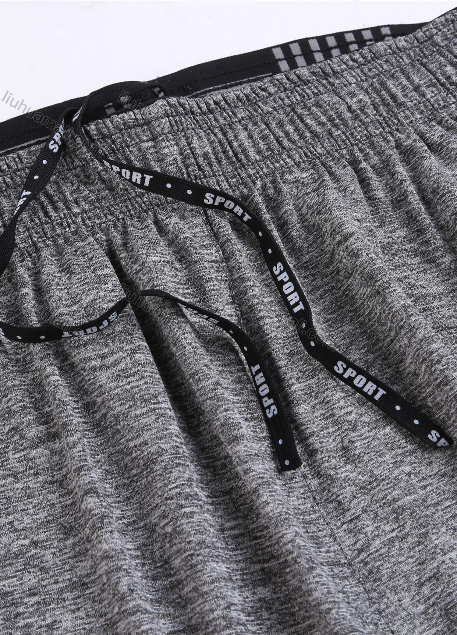 Wholesale Men's Plain Athletic Workout Elastic Waist Shorts 12019# - Liuhuamall