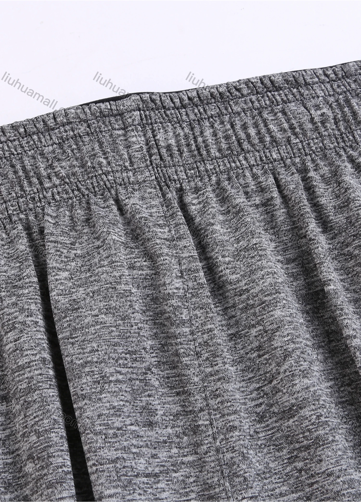 Wholesale Men's Plain Athletic Workout Elastic Waist Shorts 12019# - Liuhuamall