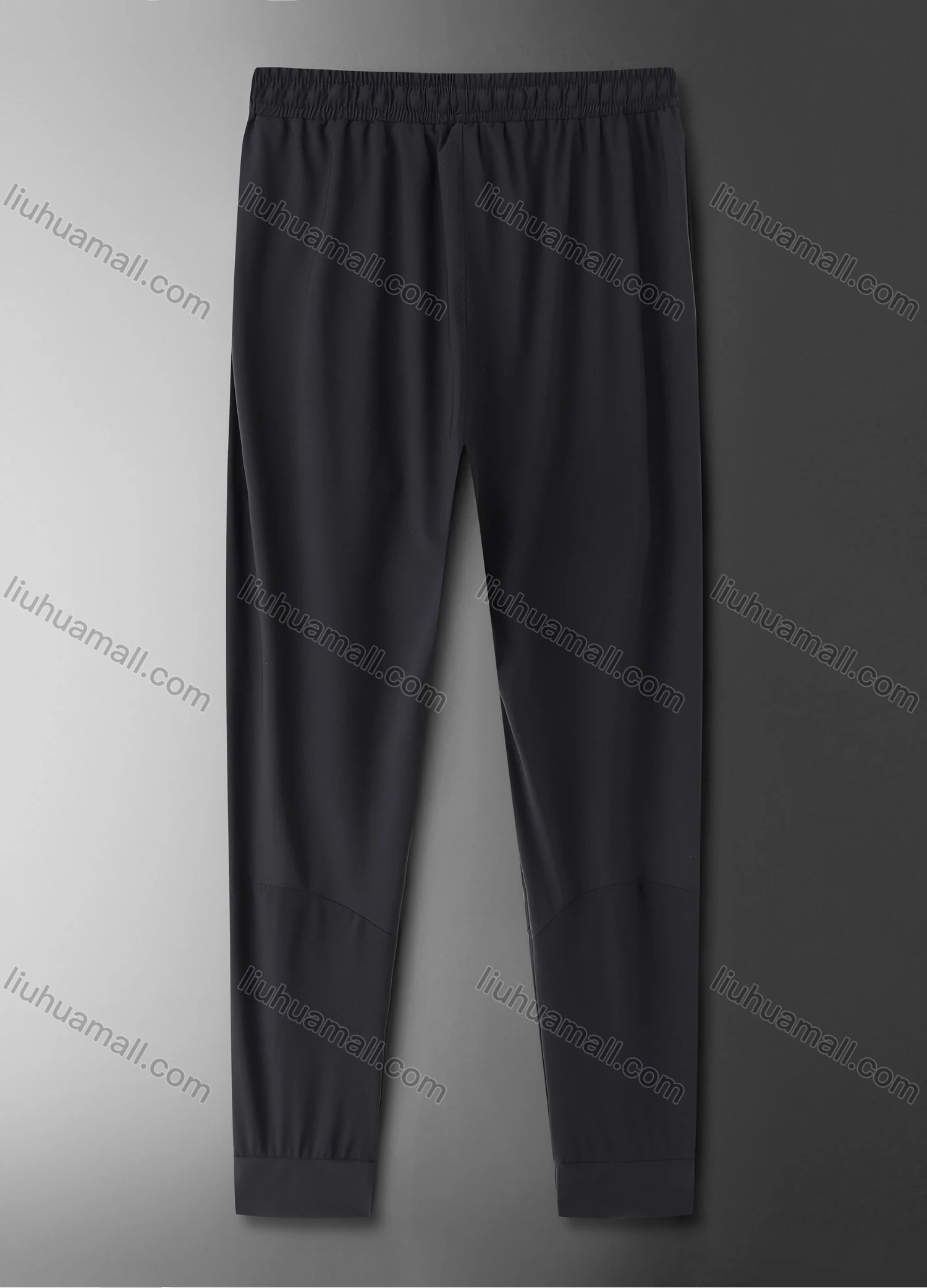 Wholesale Men's Athletic Workout Elastic Waist Drawstring Ankle Length Gym Running Pants Y7138# - Liuhuamall