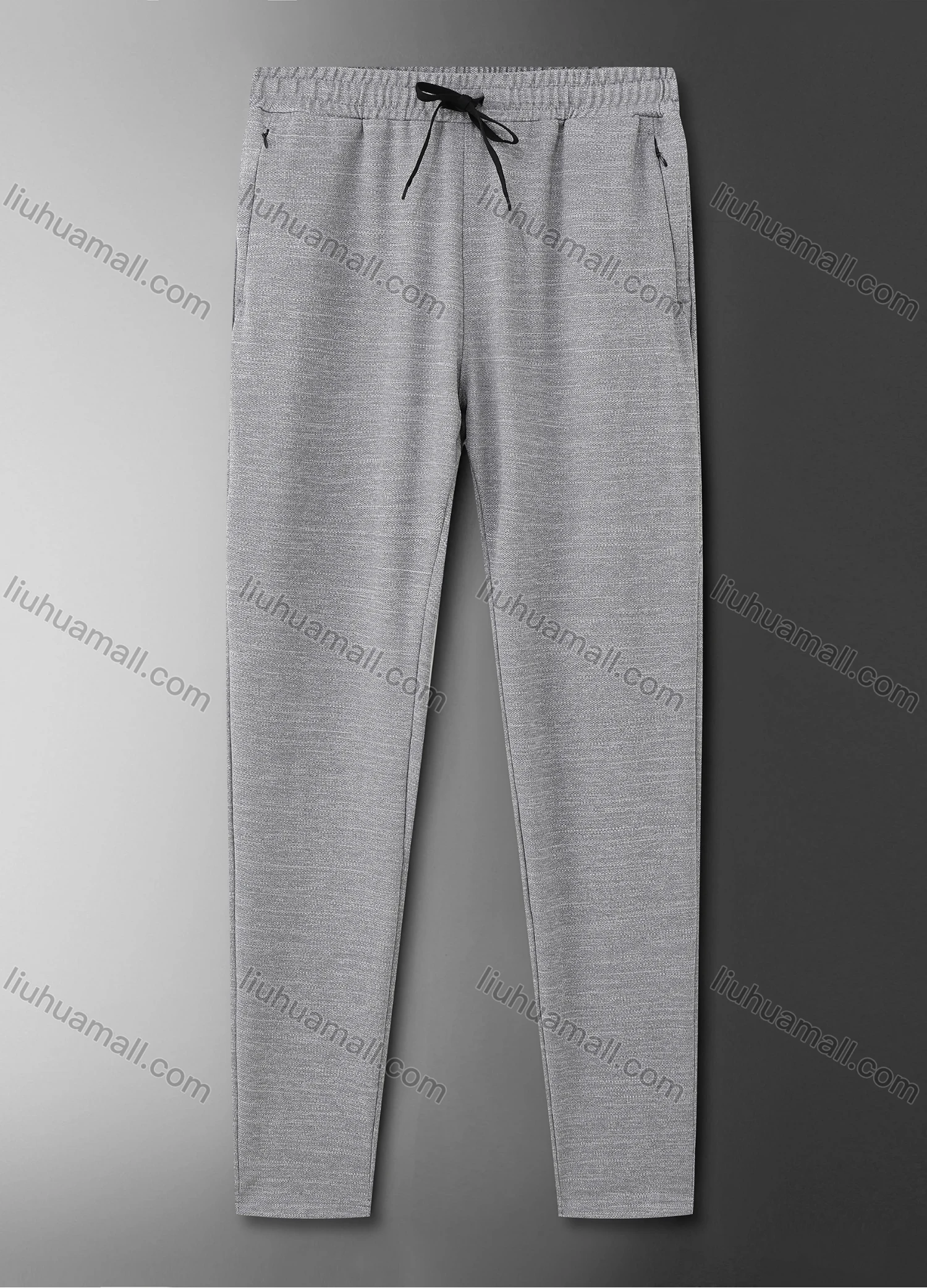 Wholesale Men's Athletic Workout Elastic Waist Drawstring Ankle Length Gym Running Pants Y7139# - Liuhuamall