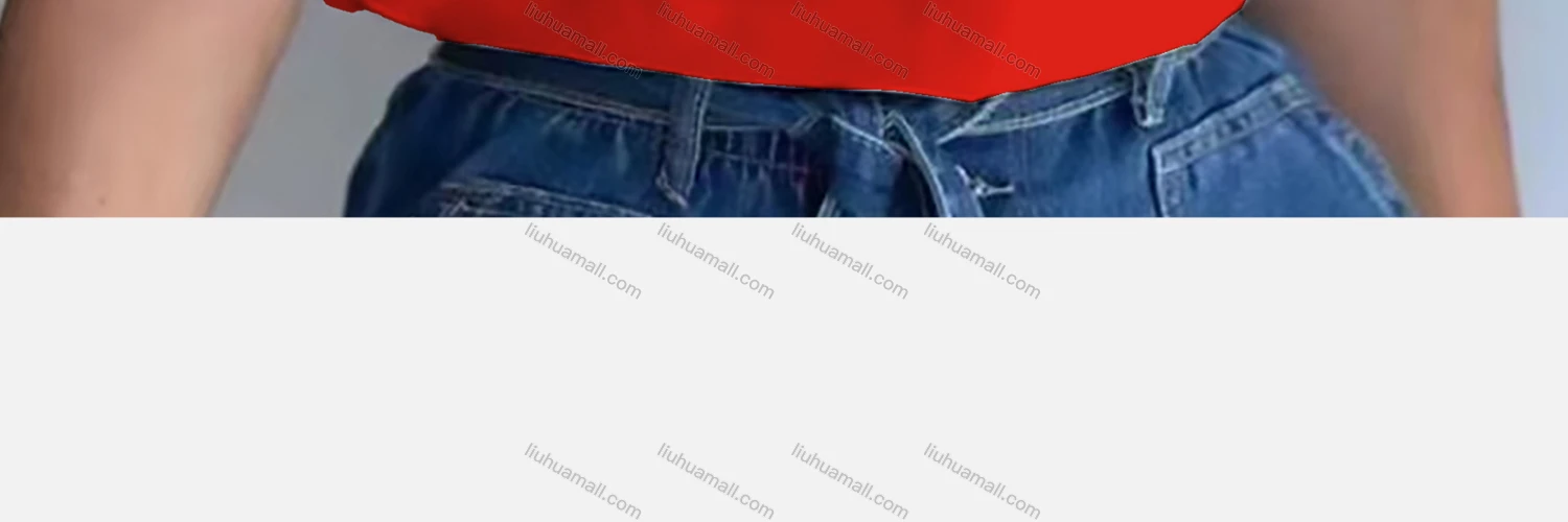 Wholesale Women's Casual Crew Neck Rolled Sleeve Letter T-shirt - Liuhuamall