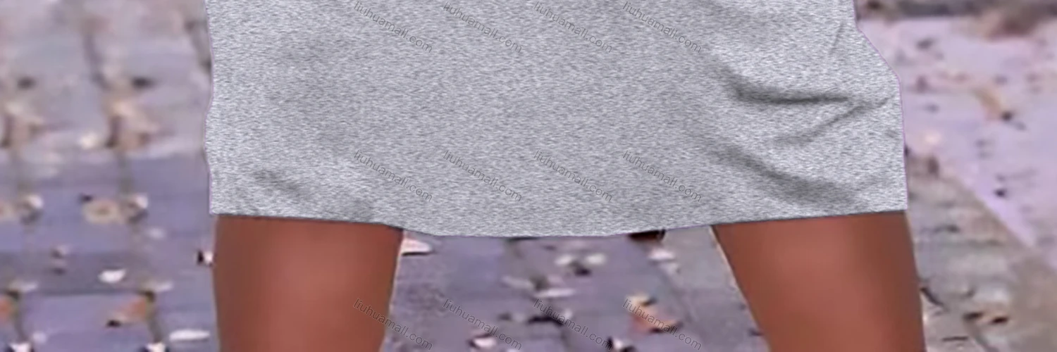 Wholesale Women's Casual Crew Neck Short Sleeve Graphic Tee Dress - Liuhuamall