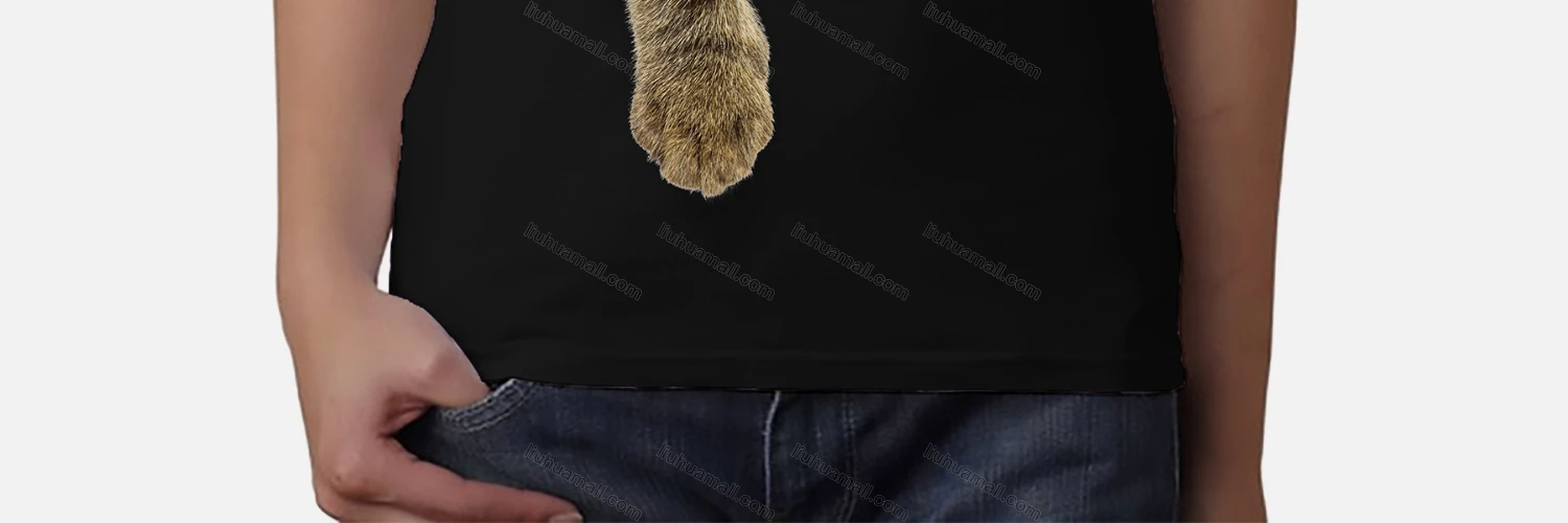 Wholesale Women's Casual Crew Neck Short Sleeve Animal Graphic Slim Fit T-shirt - Liuhuamall