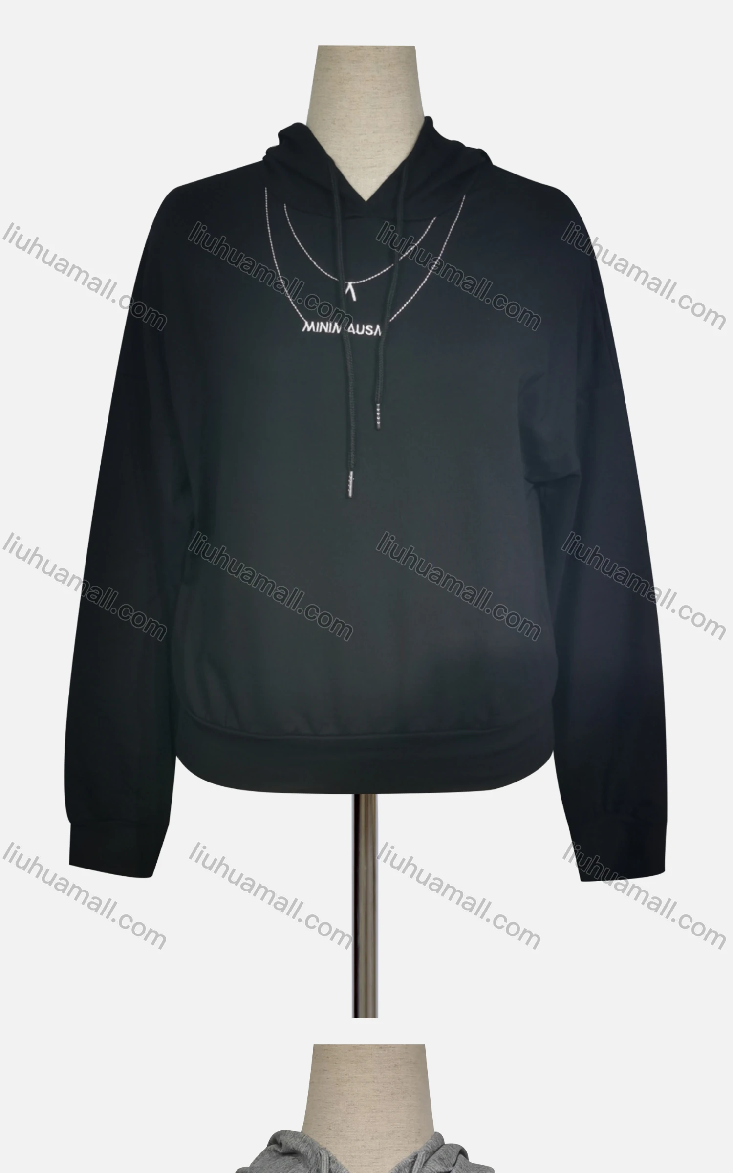 Wholesale Women's Casual Hooded Letter Long Sleeve Hoodies - Liuhuamall