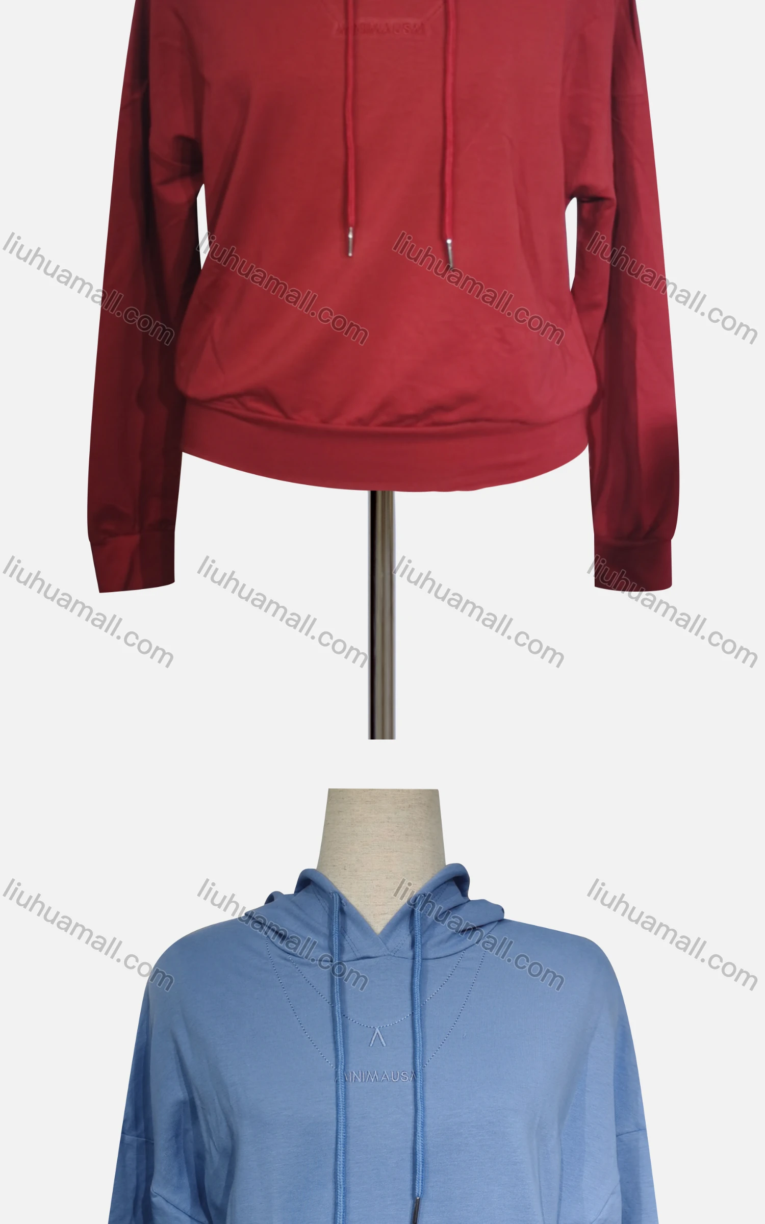 Wholesale Women's Casual Hooded Letter Long Sleeve Hoodies - Liuhuamall