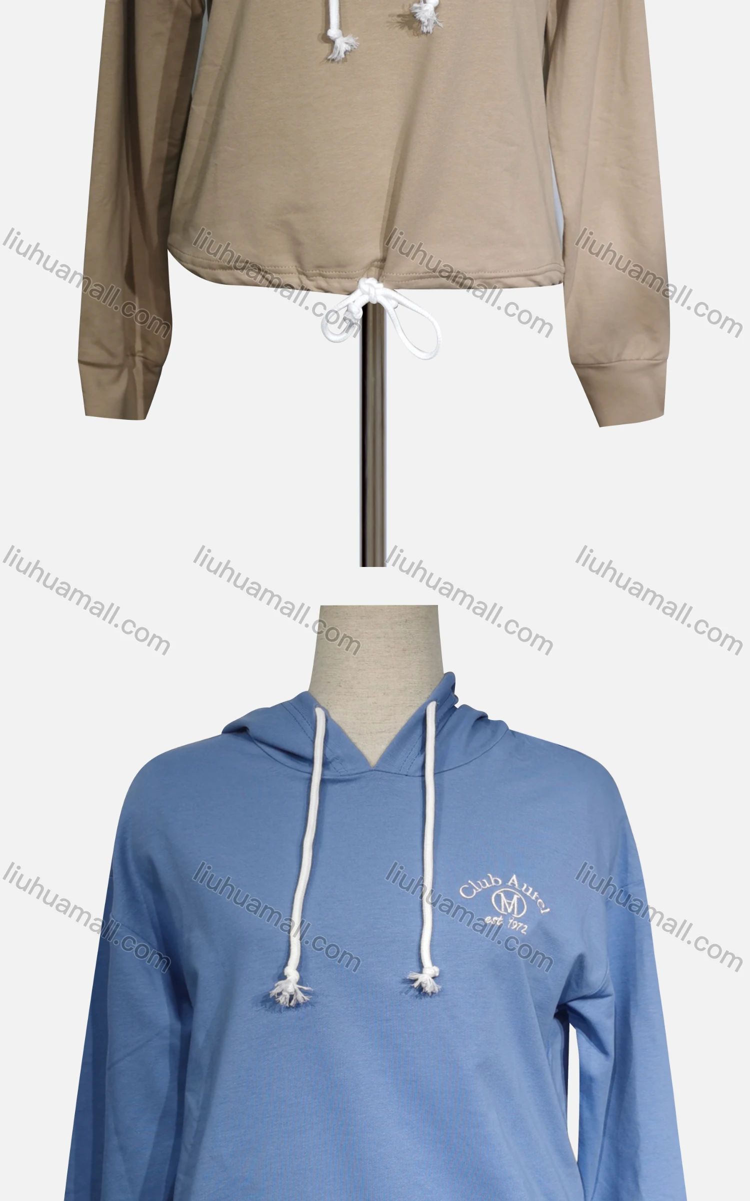 Wholesale Women's Casual Hooded Long Sleeve Hoodies - Liuhuamall