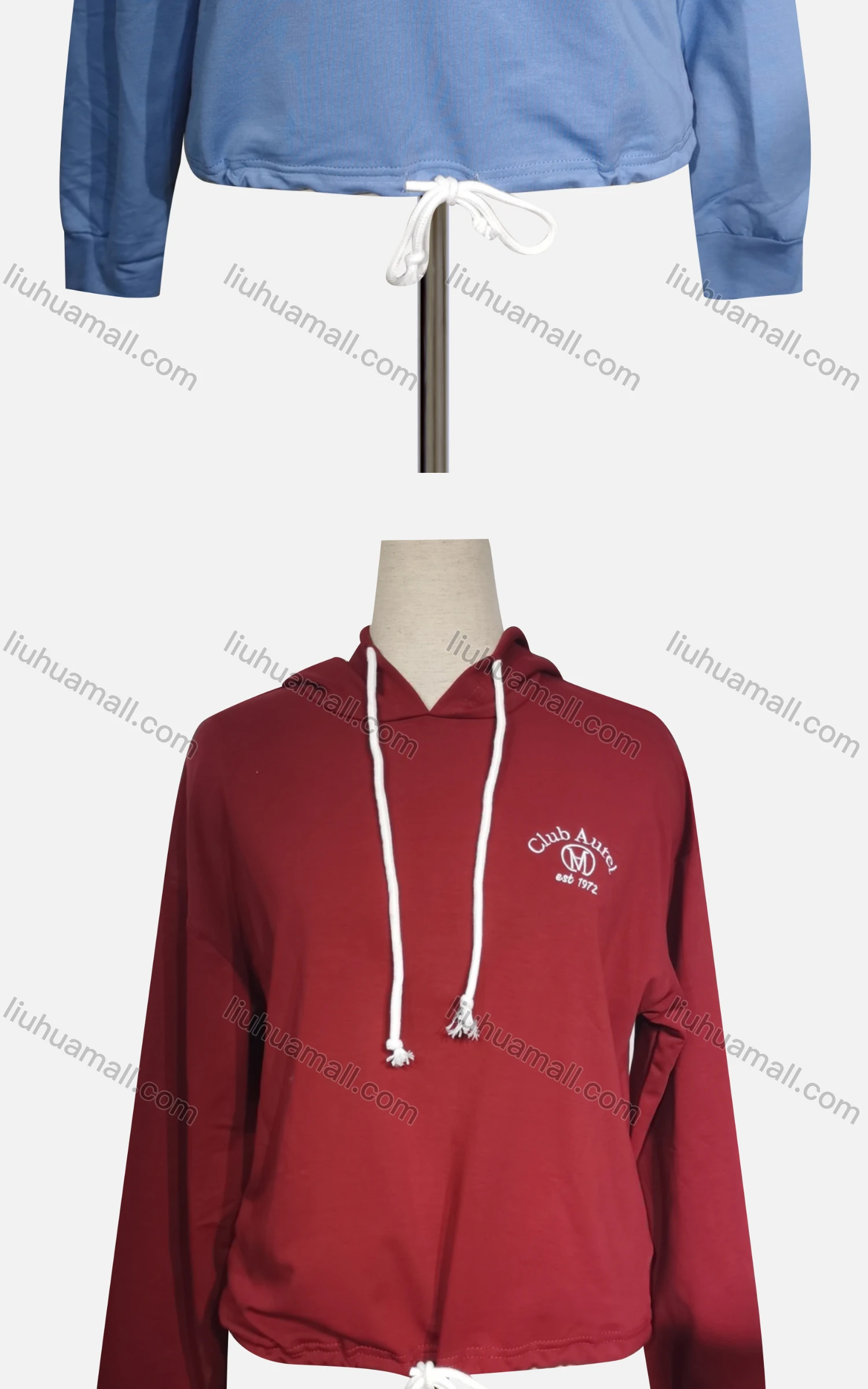 Wholesale Women's Casual Hooded Long Sleeve Hoodies - Liuhuamall