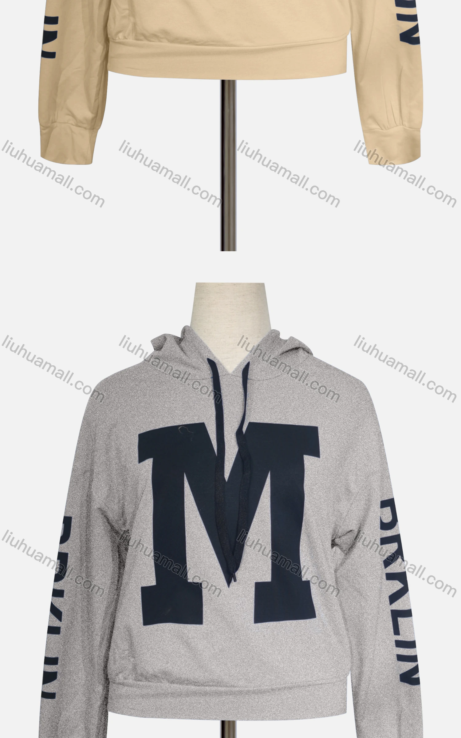 Wholesale Women's Casual Hooded Long Sleeve Letter Hoodies - Liuhuamall