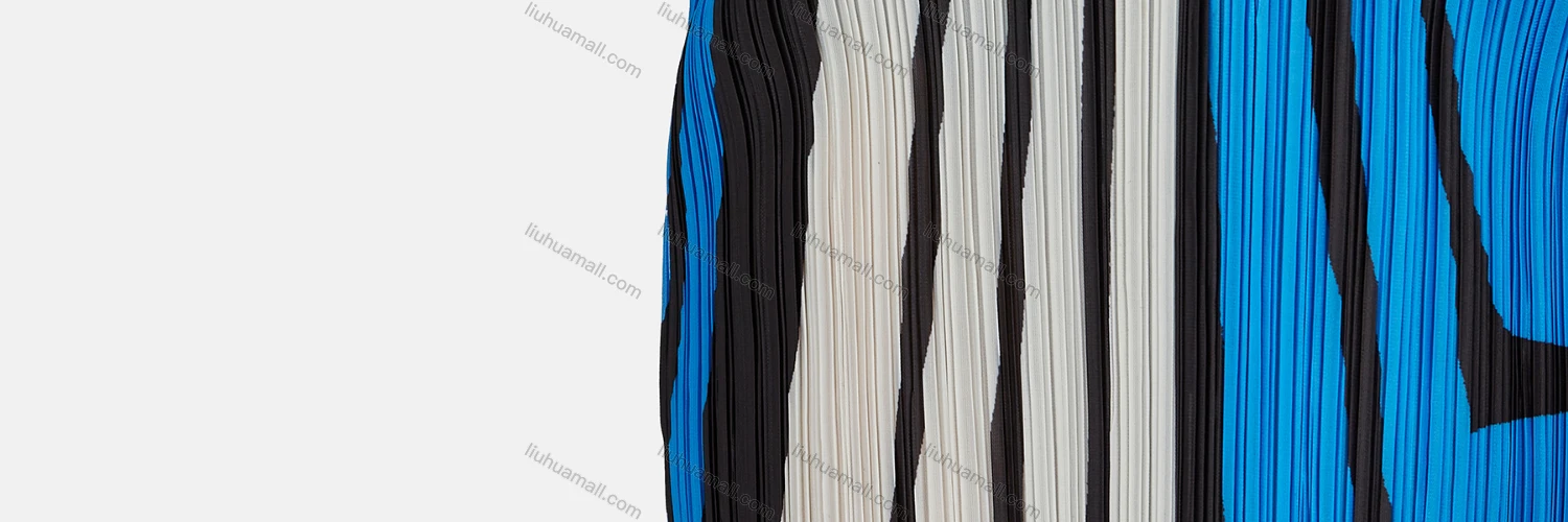 Wholesale Women's Fashion Zebra Stripe V Neck Long Sleeve High Waist Shirred Midi Dress - Liuhuamall