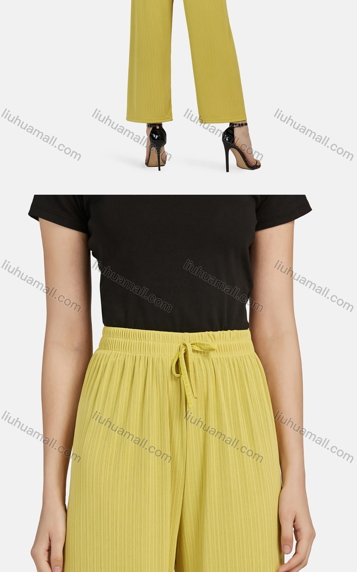 Wholesale Women's Casual Letter Crew Neck Short Sleeve Slim Fit T-shirt - Liuhuamall