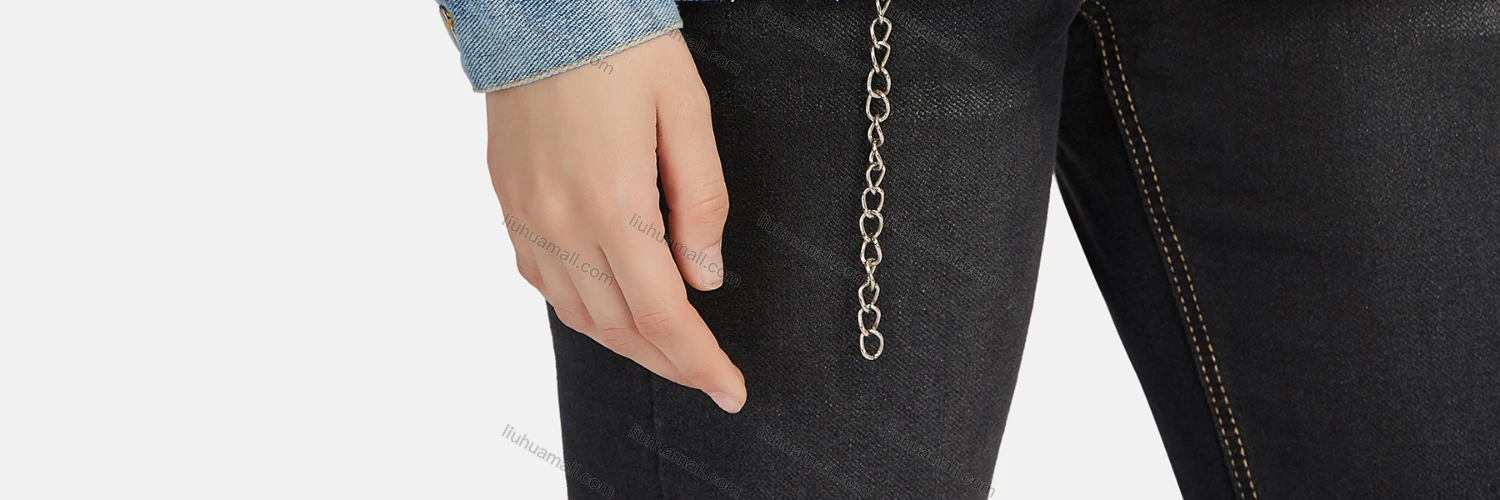 Wholesale Women's Casual Flap Pockets Button Down Lapel Denim Jacket G-F01# - Liuhuamall