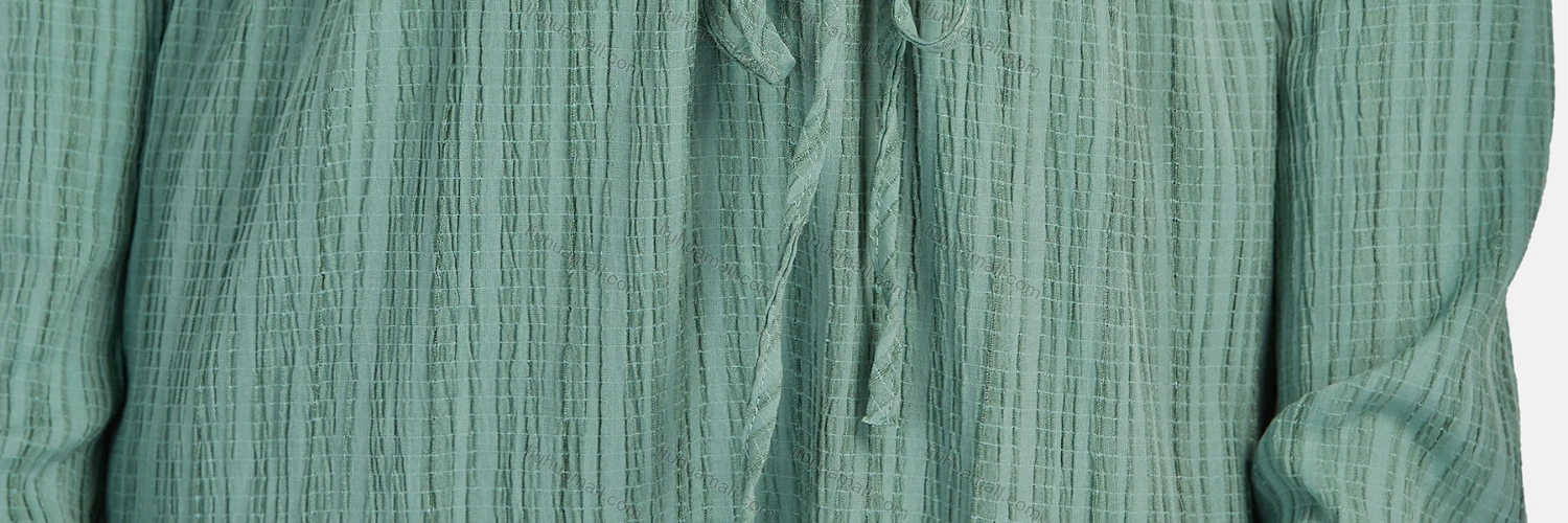 Wholesale Women's Casual Collared Drawstring Button Down Curved Hem Shirt Dress 3097# - Liuhuamall