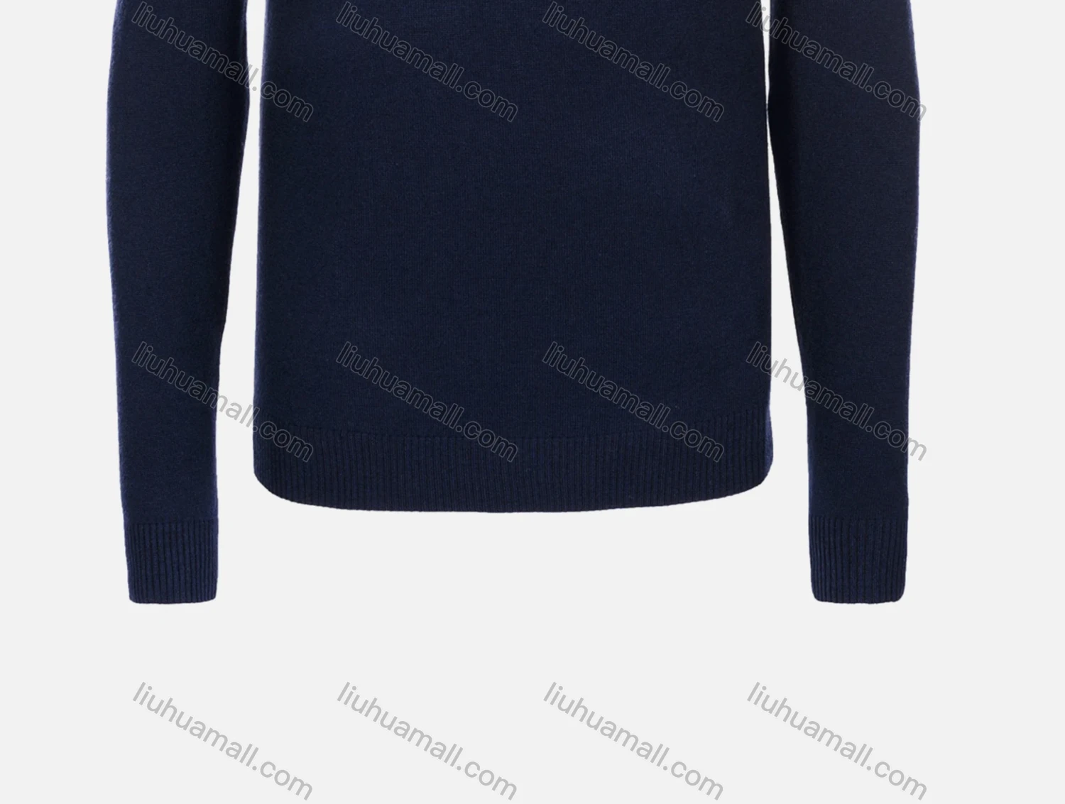 Wholesale Men's Casual Slim Fit Plain V Neck Long Sleeve Wool Blend Sweater 8101# - Liuhuamall