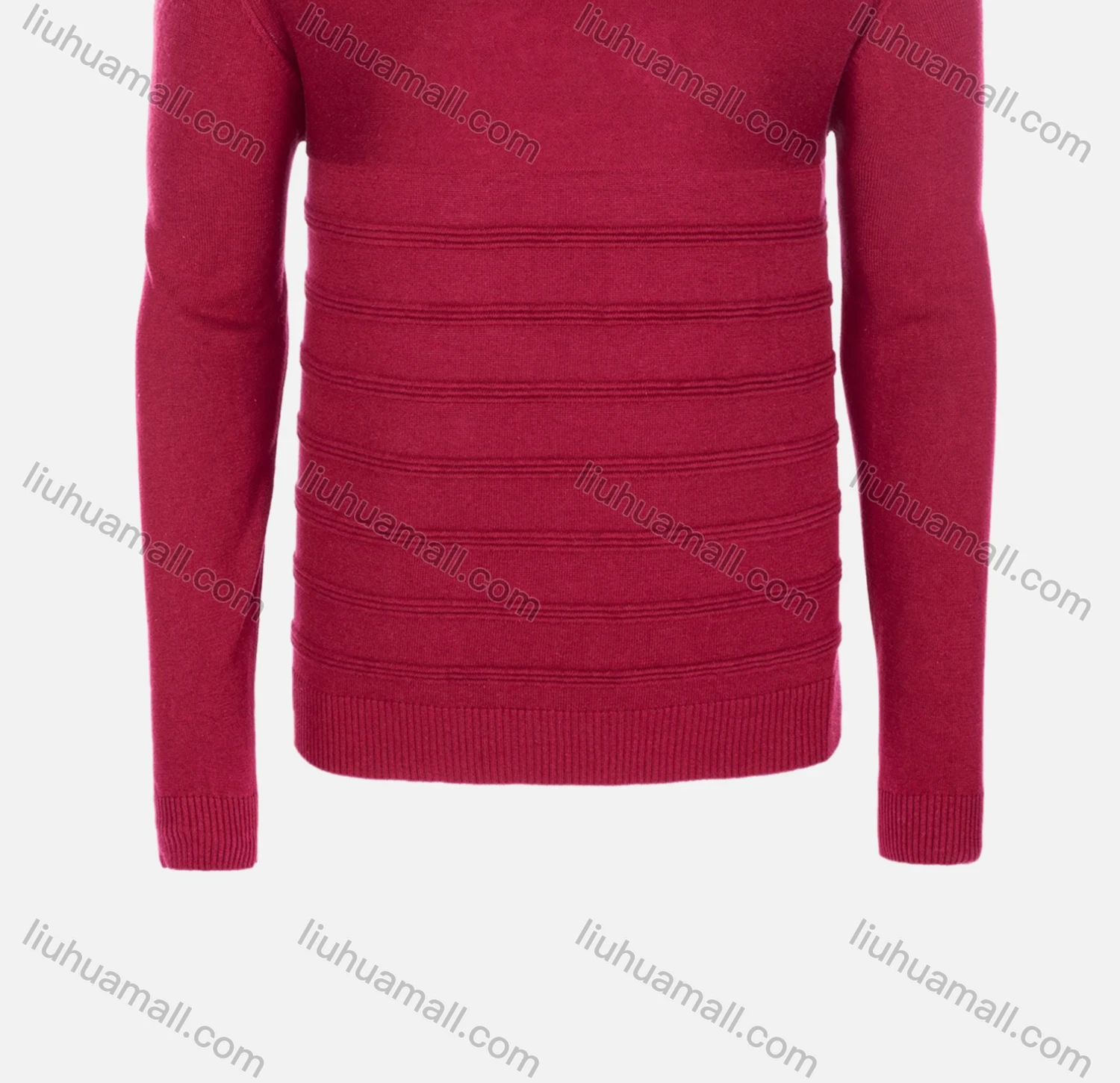 Wholesale Men's Casual Slim Fit V Neck Long Sleeve Plain Knit Wool Blend Sweater 8903# - Liuhuamall