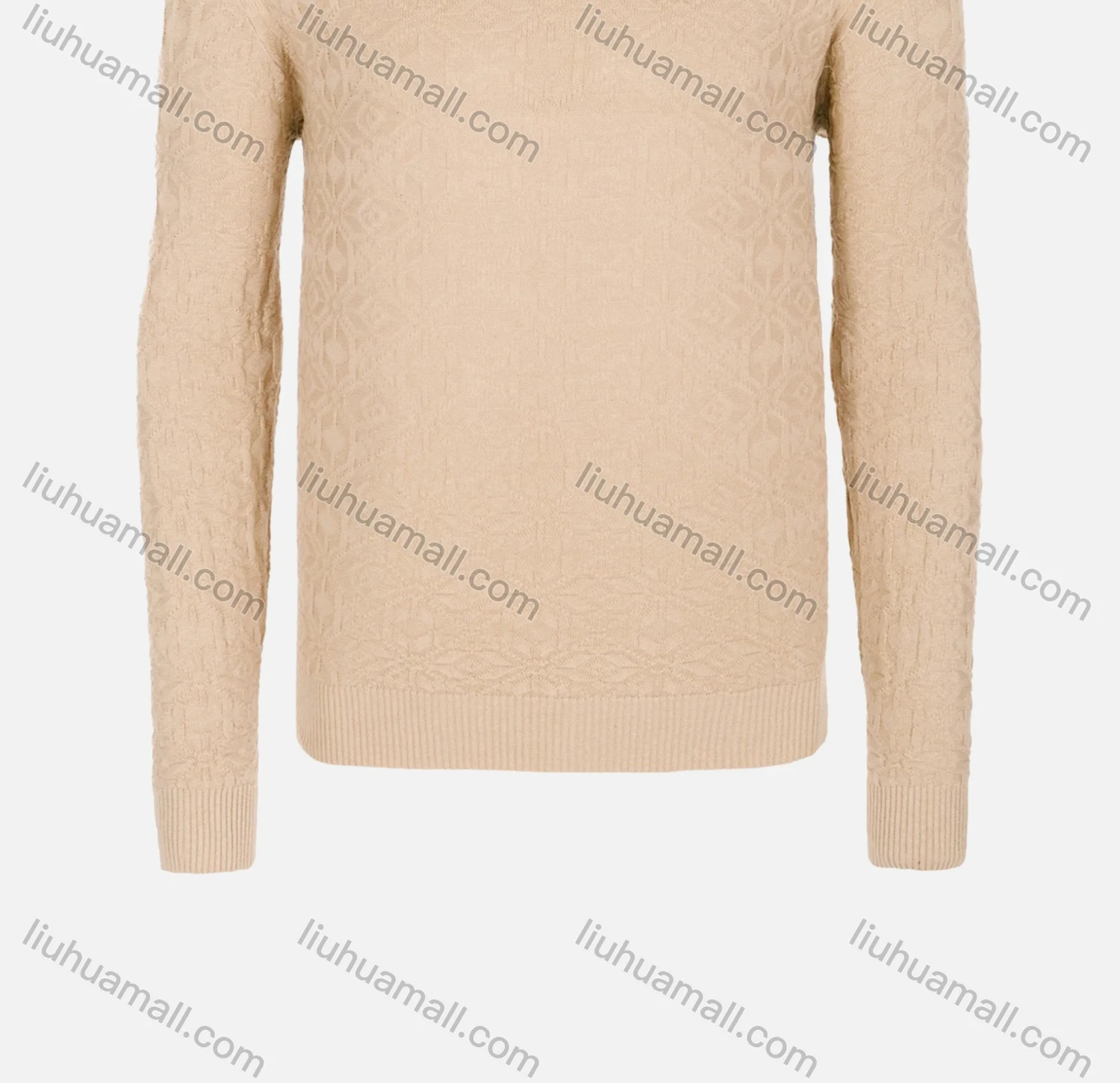 Wholesale Men's Casual Slim Fit V Neck Long Sleeve Plain Knit Wool Blend Sweater 8908# - Liuhuamall