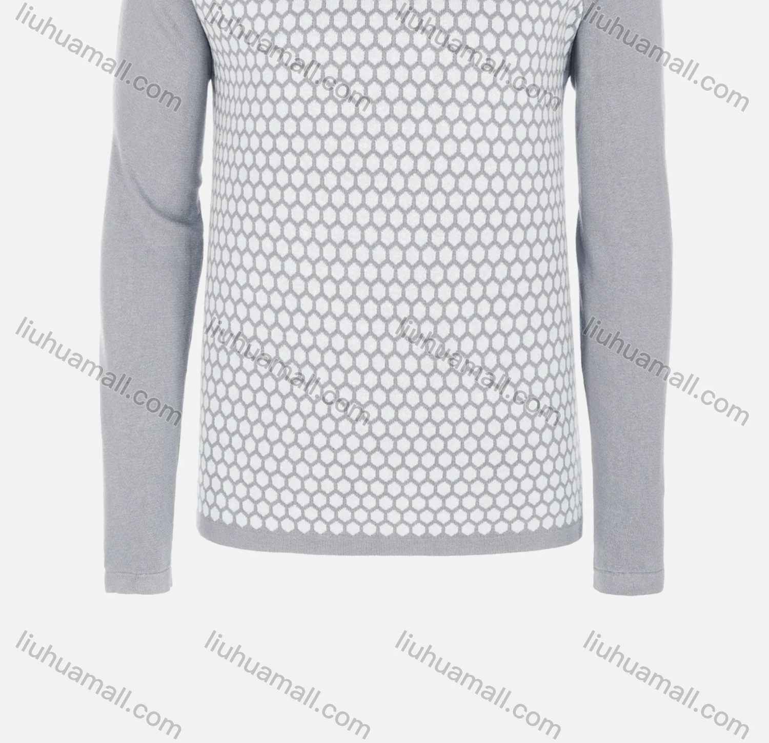 Wholesale Men's Casual Slim Fit Crew Neck Raglan Sleeve Colorblock Knit Wool Blend Sweater 8913# - Liuhuamall