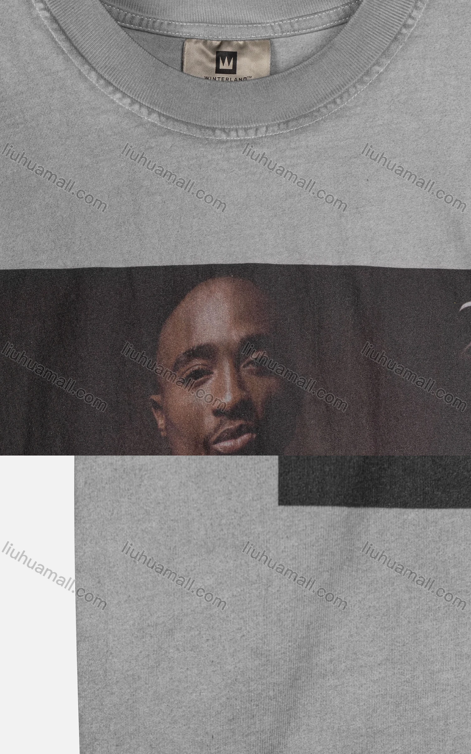 Wholesale Men's Hip Hop Round Neck Loose Fit Short Sleeve Graphic Letter T-shirt 72127# - Liuhuamall