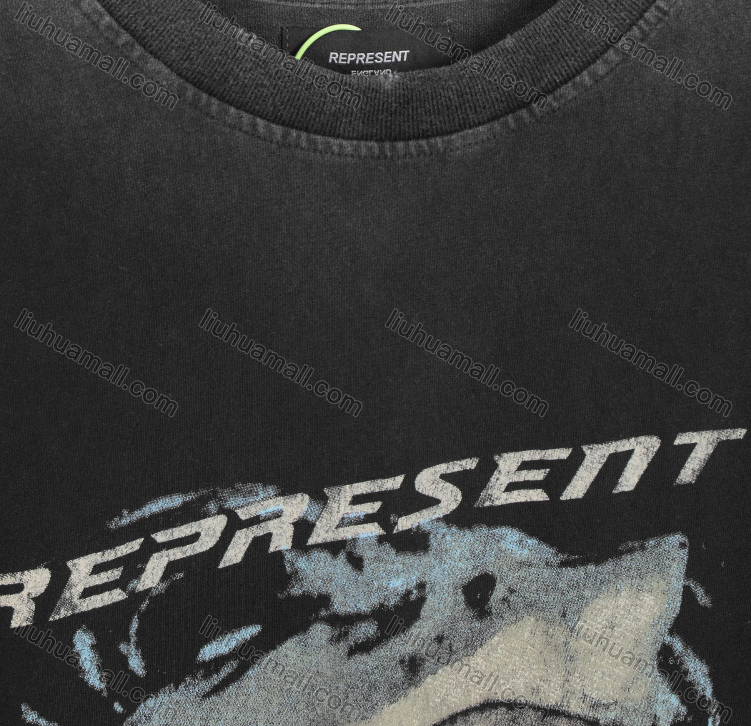 Wholesale Women's Hip Hop Wash Crew Neck Short Sleeve Loose Fit Graphic Letter T-shirt - Liuhuamall