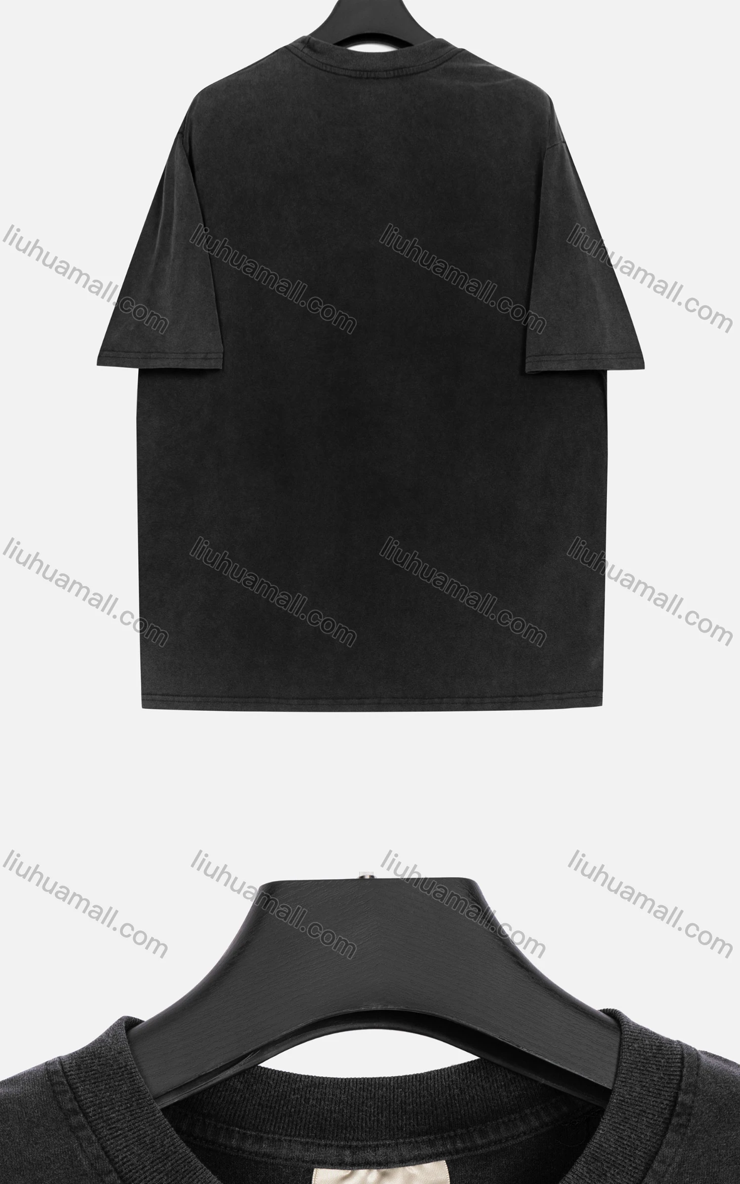 Wholesale Men's Loose Fit Round Neck Short Sleeve Graphic Letter Hip Hop T-shirt - Liuhuamall