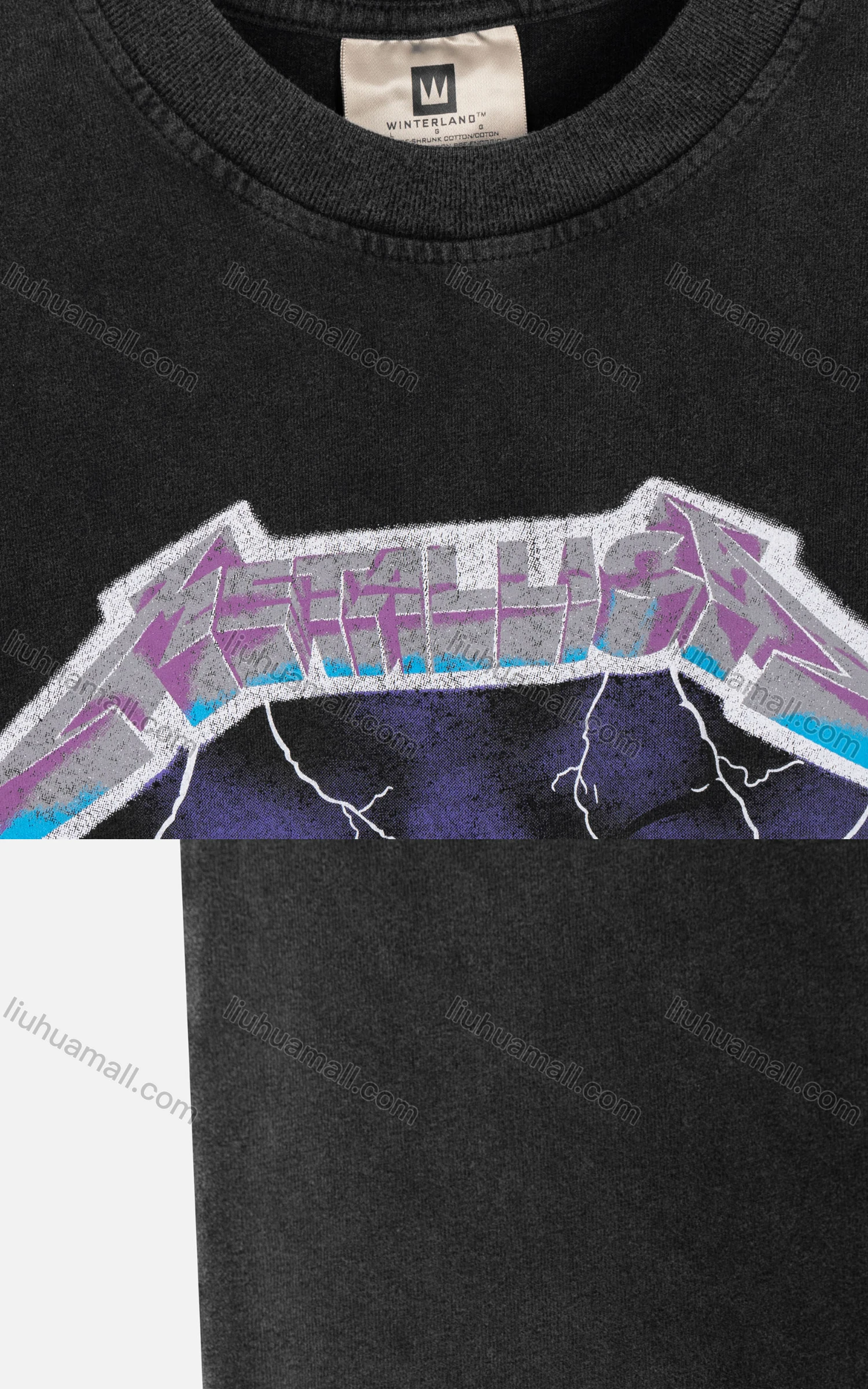 Wholesale Men's Round Neck Short Sleeve Graphic Letter Hip Hop Loose Fit T-shirt - Liuhuamall