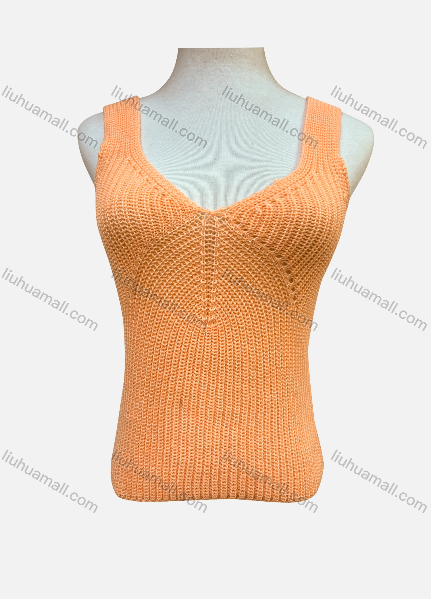 Wholesale Women's Casual Sweetheart Neck Plain Crop Halter Knit Tank Top 8163# - Liuhuamall
