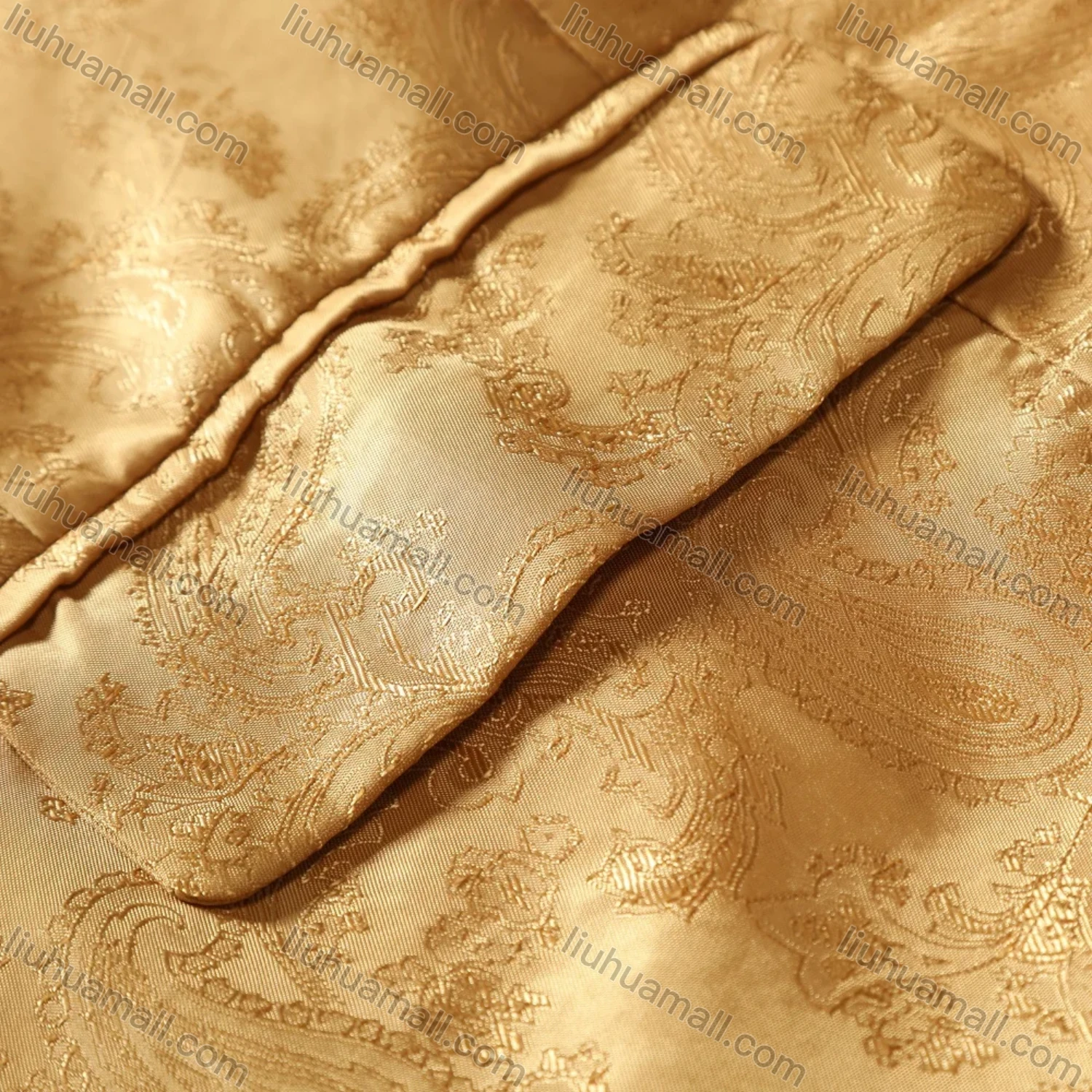 Wholesale Men's Formal Paisley Print Lapel Patch Pocket One Button Evening Suit Jacket - Liuhuamall