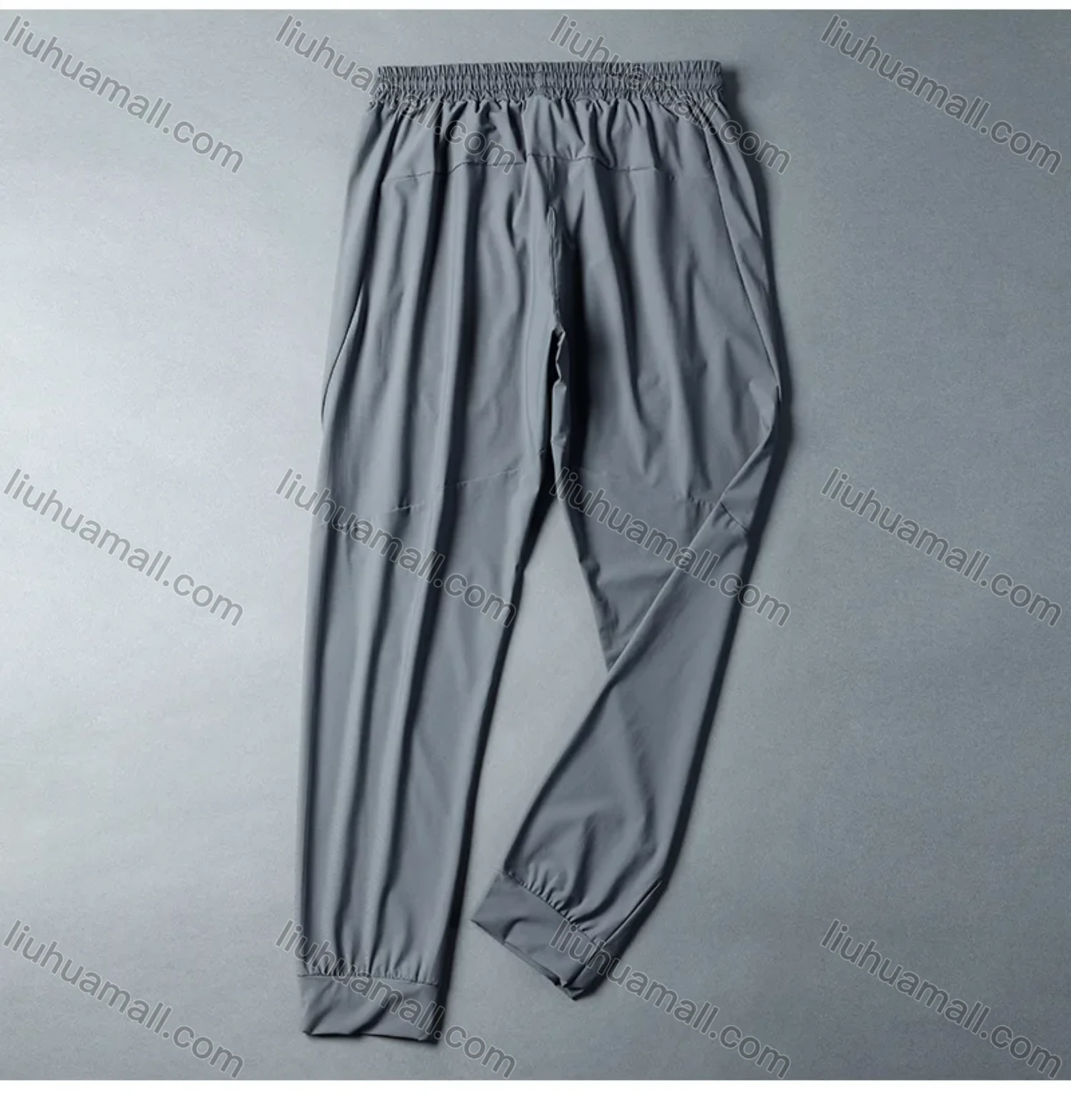 Wholesale Men's Sporty Quick Dry Breathable Zipper Pockets Drawstring Joggers - Liuhuamall