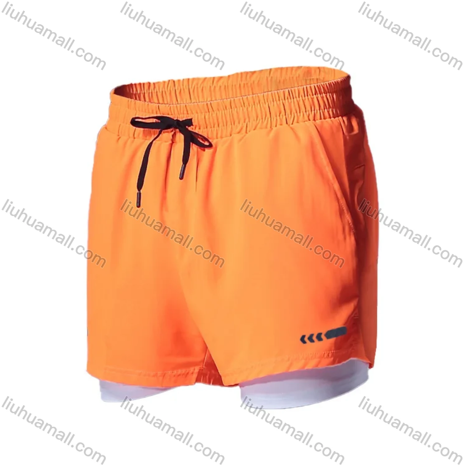 Wholesale Men's Sporty Quick Dry Breathable Marathon Work Out Cycling Light Weight Shorts - Liuhuamall