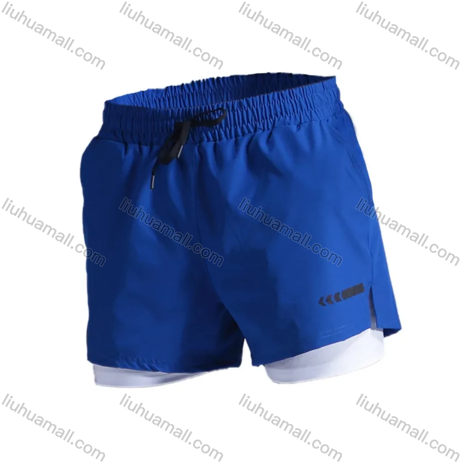 Wholesale Men's Sporty Quick Dry Breathable Marathon Work Out Cycling Light Weight Shorts - Liuhuamall