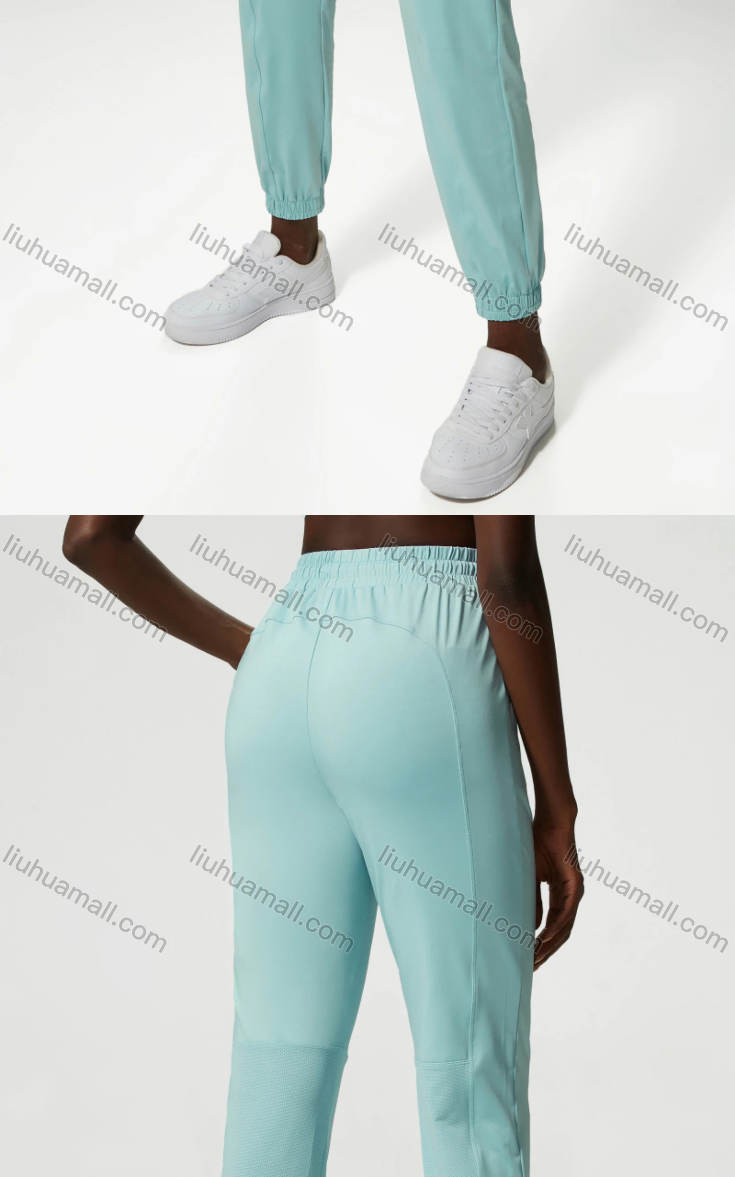 Wholesale Women's Sporty Pockets Drawstring Quick Dry Breathable Joggers - Liuhuamall