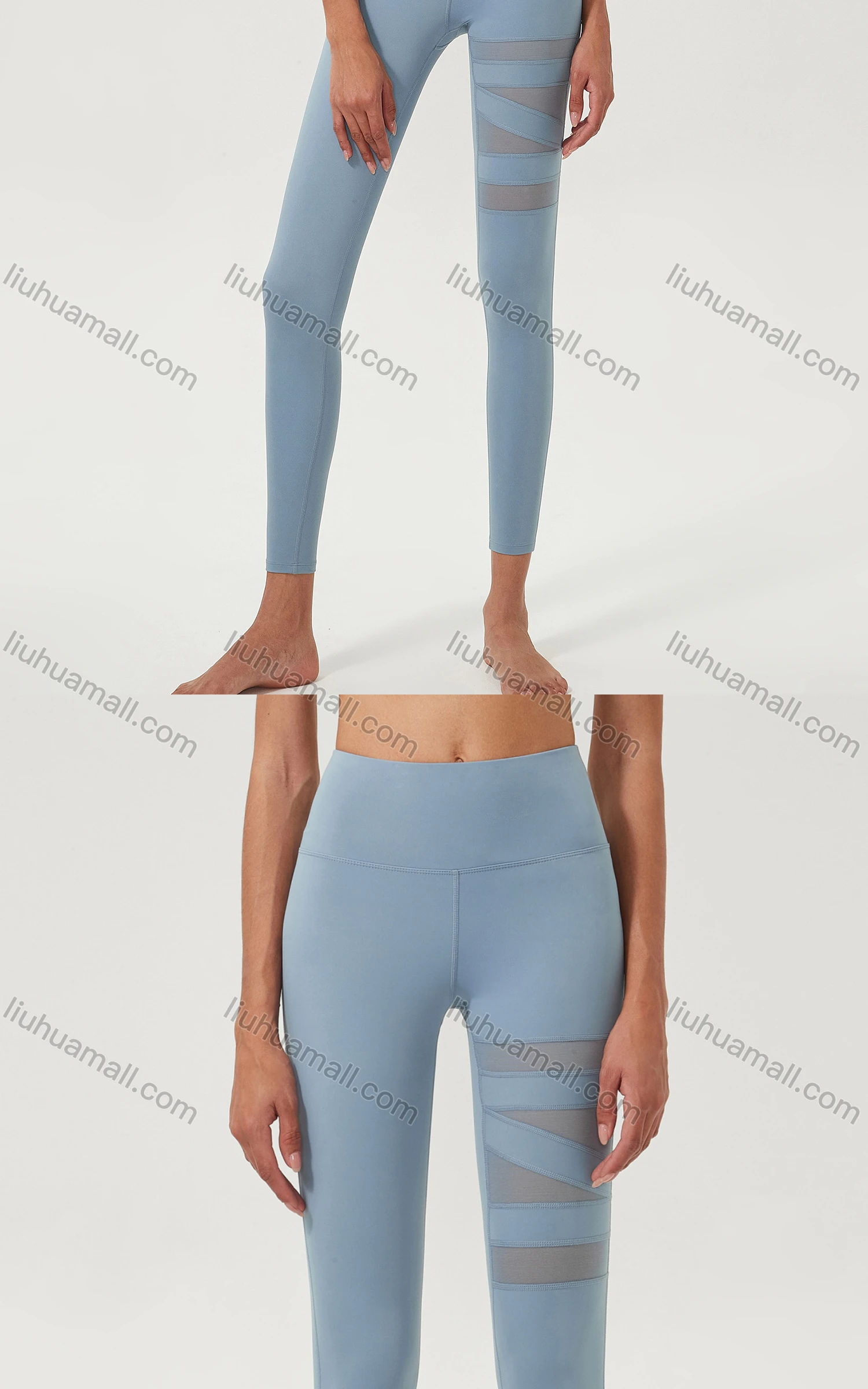 Wholesale Women's Sporty Breathable Quick Dry Yoga Leggings - Liuhuamall
