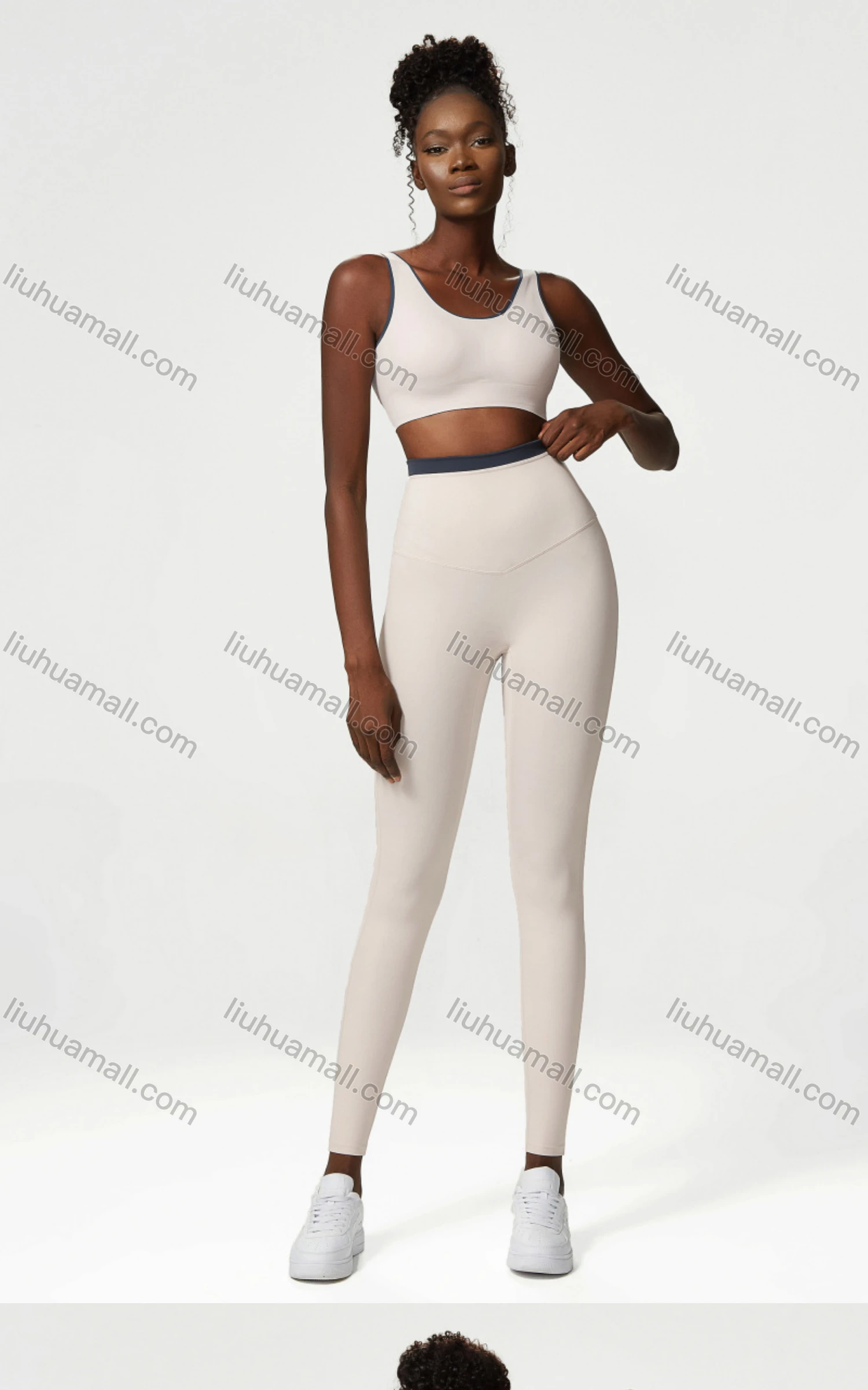 Wholesale Women's Sporty Plain Breathable Quick Dry Yoga Leggings - Liuhuamall
