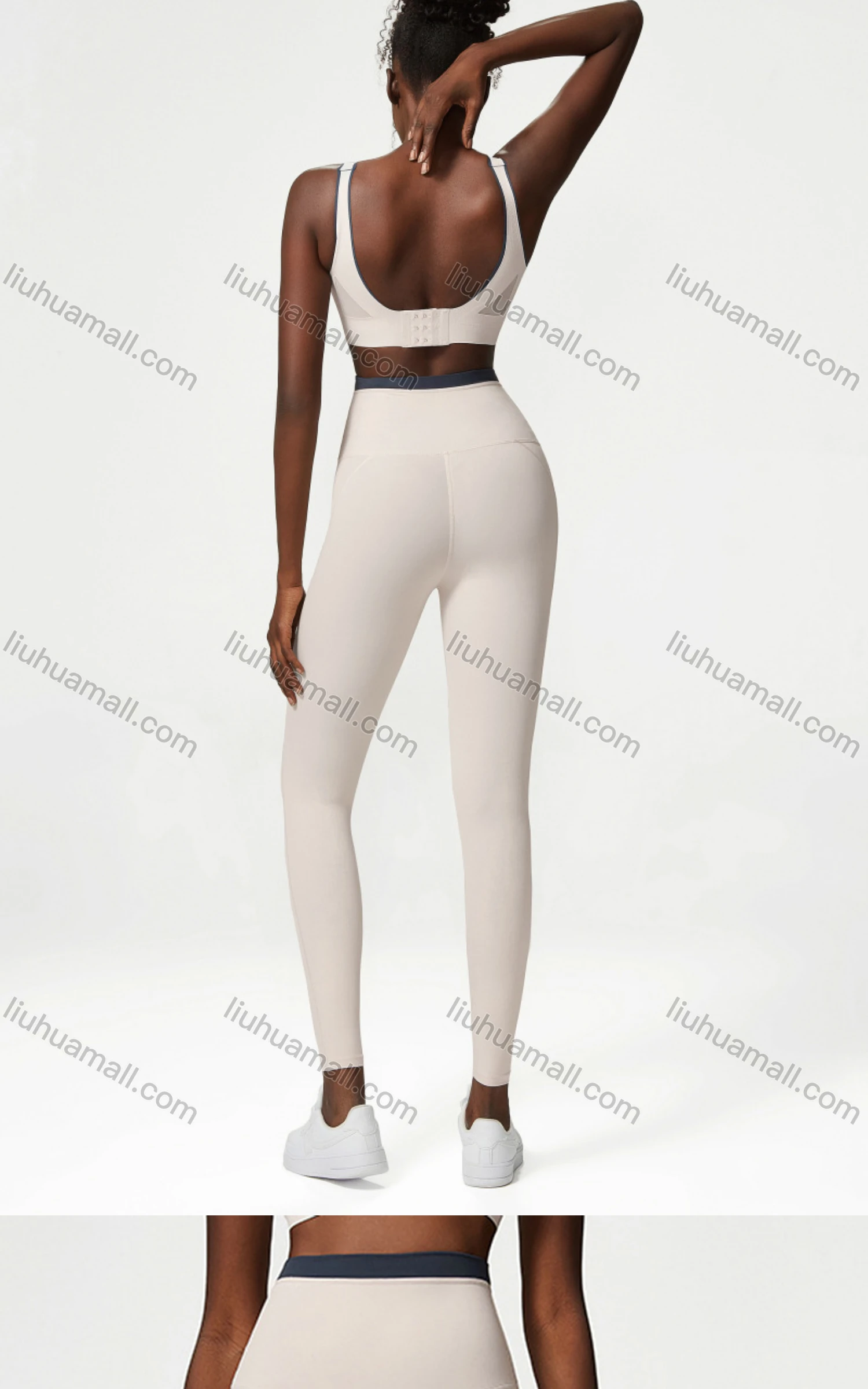 Wholesale Women's Sporty Plain Breathable Quick Dry Yoga Leggings - Liuhuamall