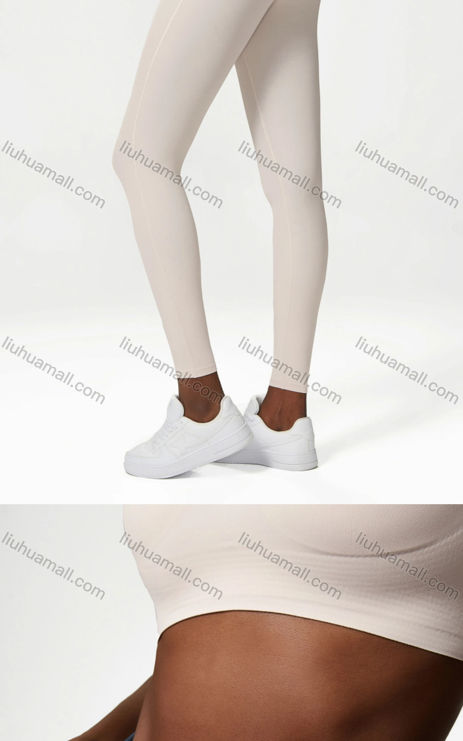 Wholesale Women's Sporty Plain Breathable Quick Dry Yoga Leggings - Liuhuamall