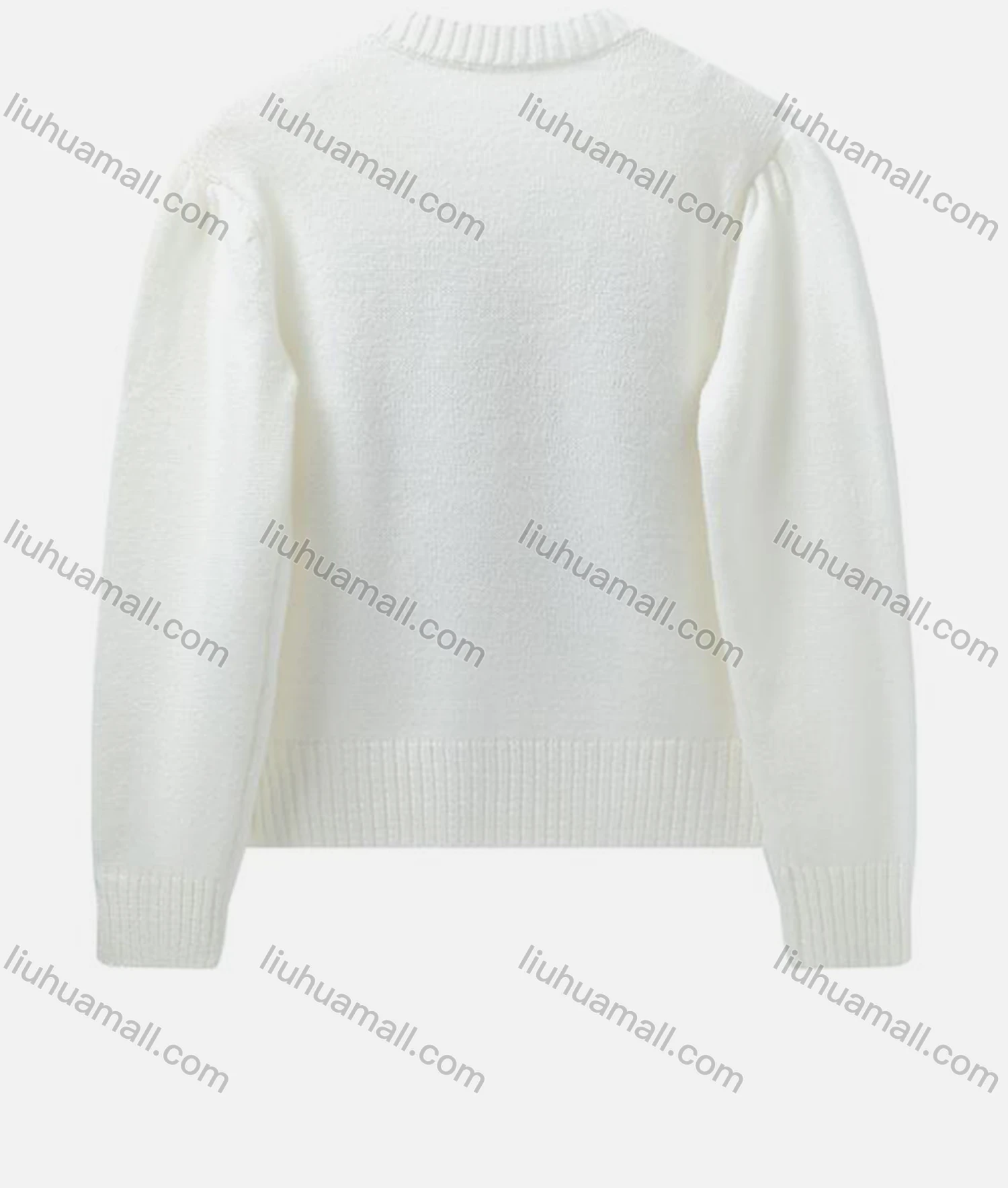 Wholesale Women's Casual Crew Neck Long Sleeve Graphic Sweater 8117# - Liuhuamall