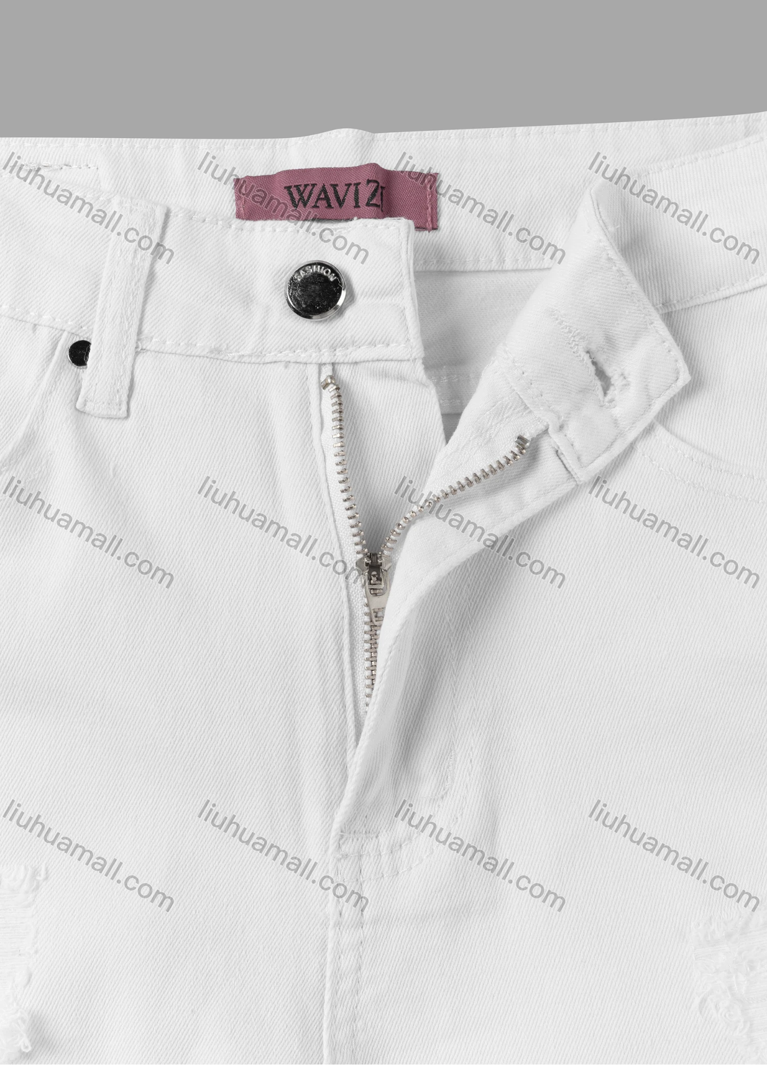 Wholesale Women's Casual Plain High Waist Straight Leg Ankle Length Skinny Fit Jeans MJ-7WT# - Liuhuamall