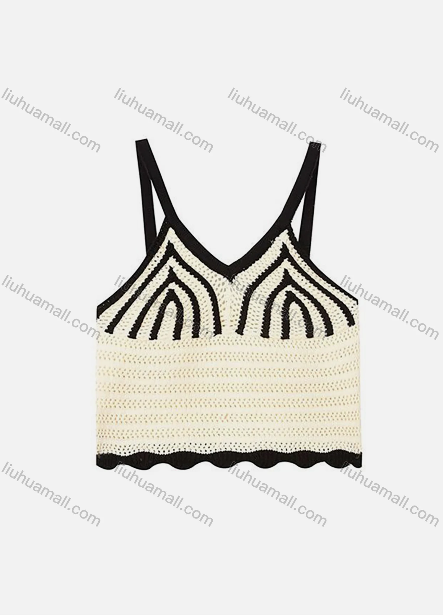 Wholesale Women's Sexy Casual V Neck Striped Knit Cami Top M951# - Liuhuamall