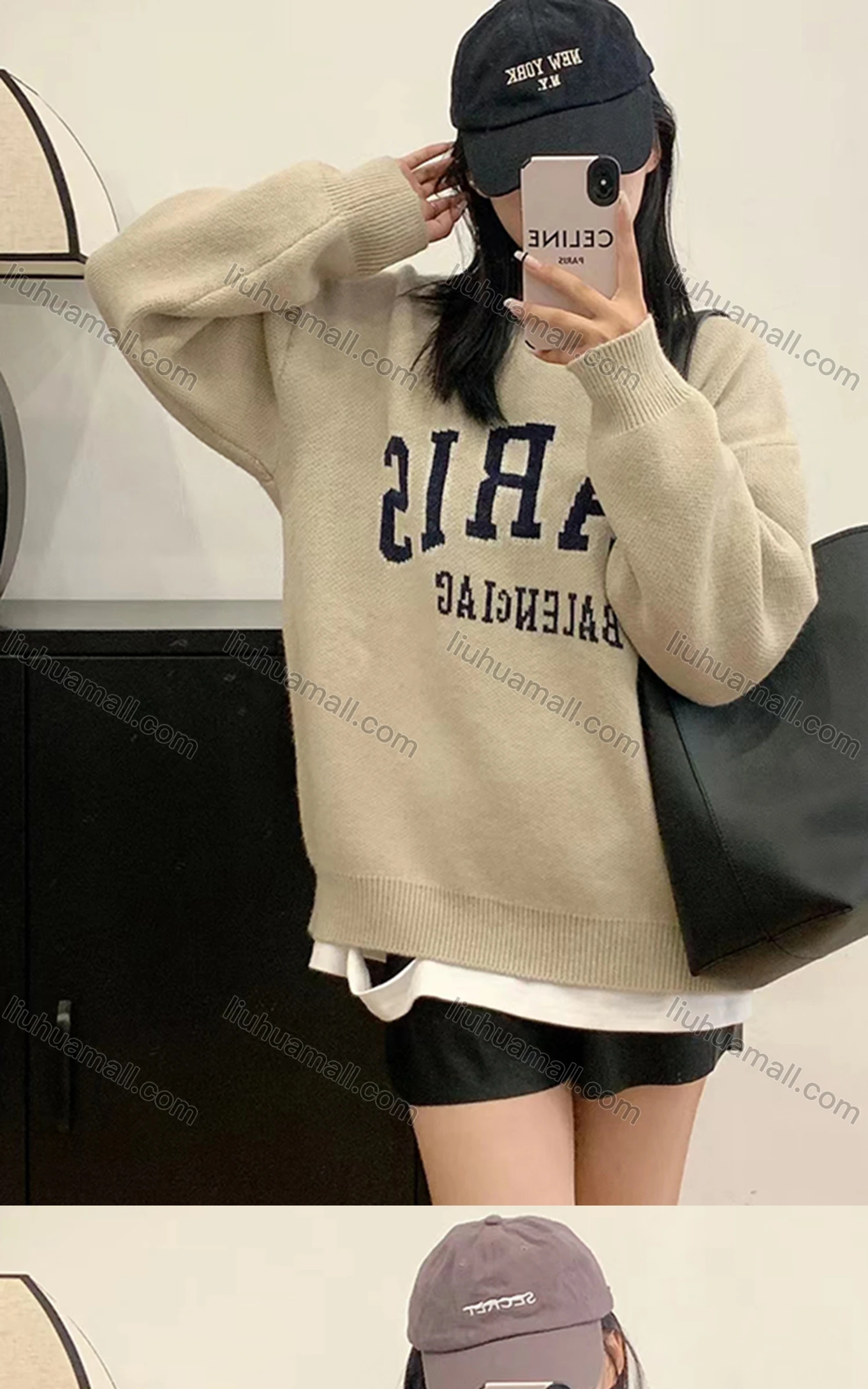 Wholesale Women's Casual Crew Neck Long Sleeve Cable Knit Sweater M958# - Liuhuamall