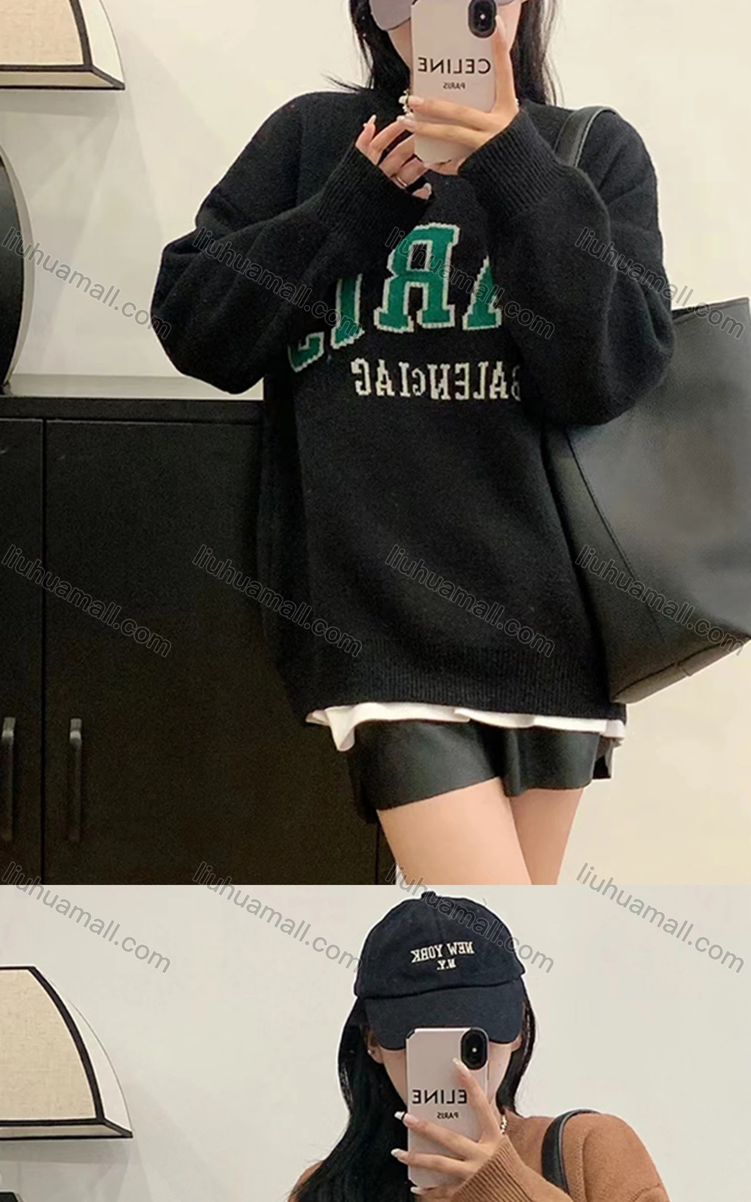 Wholesale Women's Casual Crew Neck Long Sleeve Cable Knit Sweater M958# - Liuhuamall