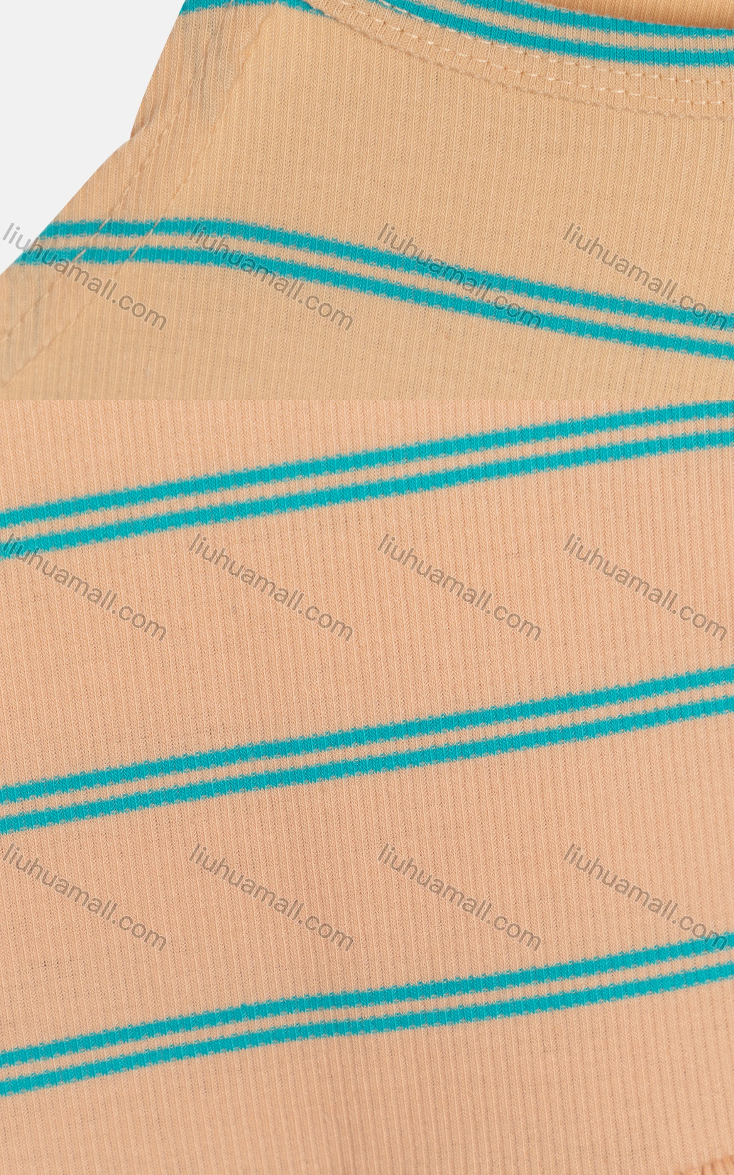 Wholesale Girls Cute Cold Shoulder Sleeveless Striped Ribbed Short Dress 1945# - Liuhuamall